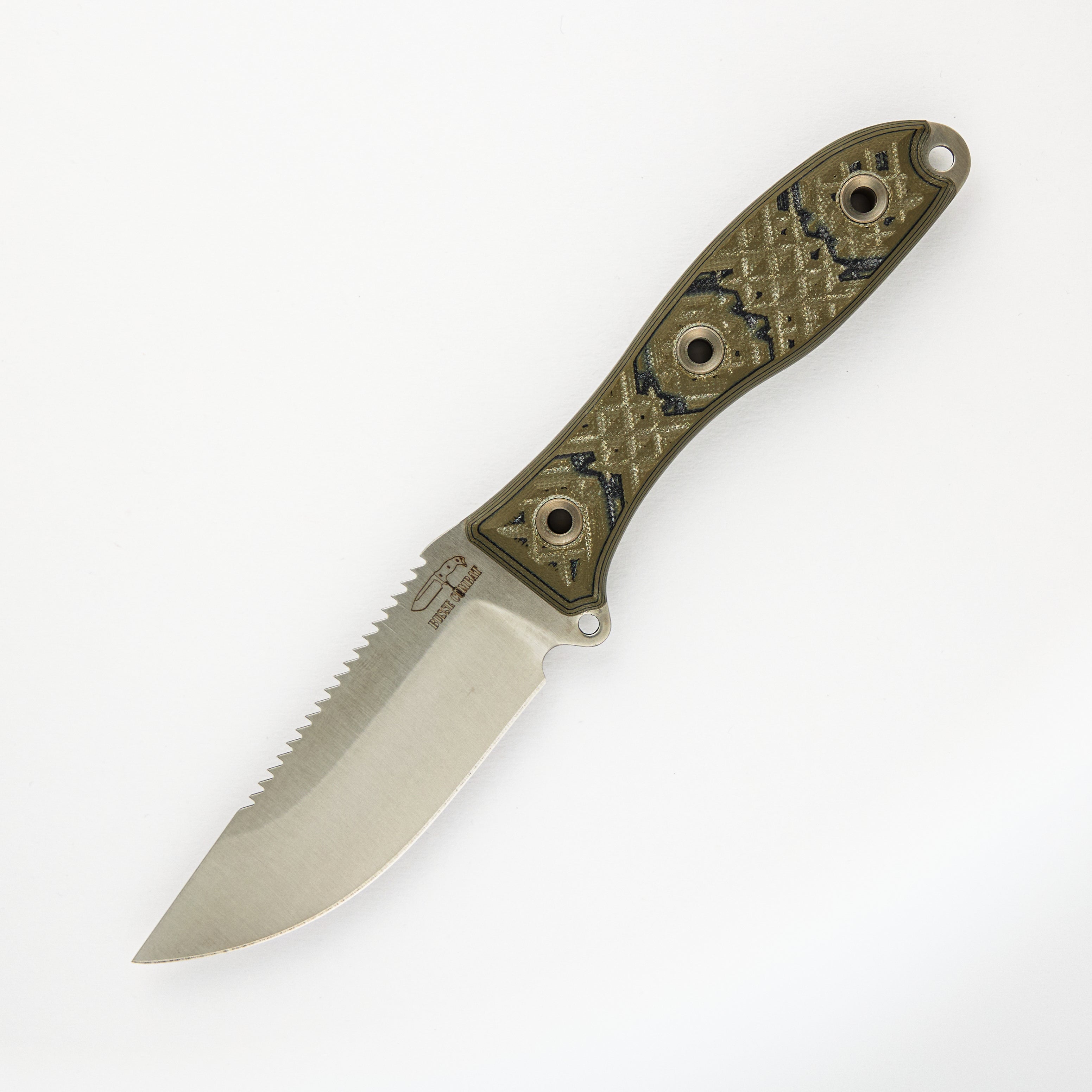 BUSSE COMBAT CRAB SHACK SAWBACK FIXED BLADE