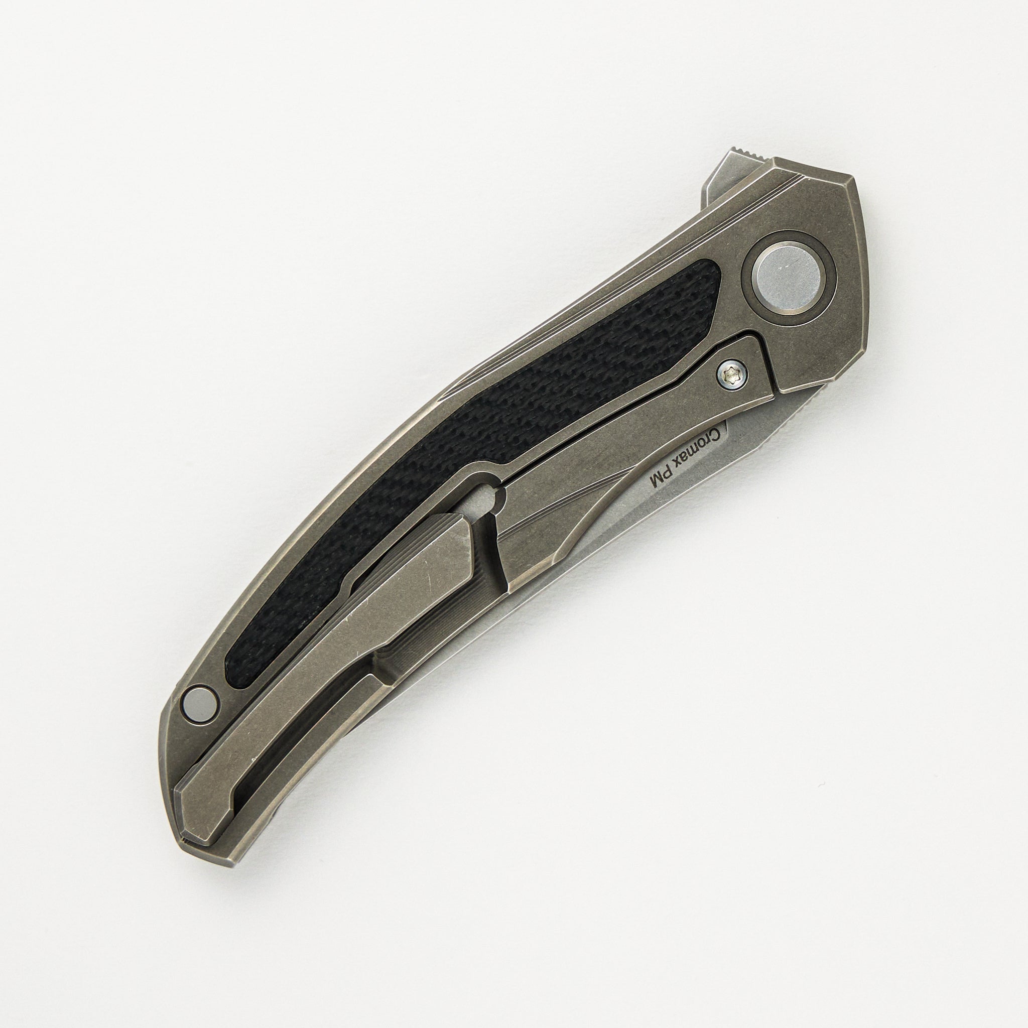 Shirogorov Ursus Quantum - Cromax PM Blade - Titanium Handle - Black G10 Inlay - SRBS