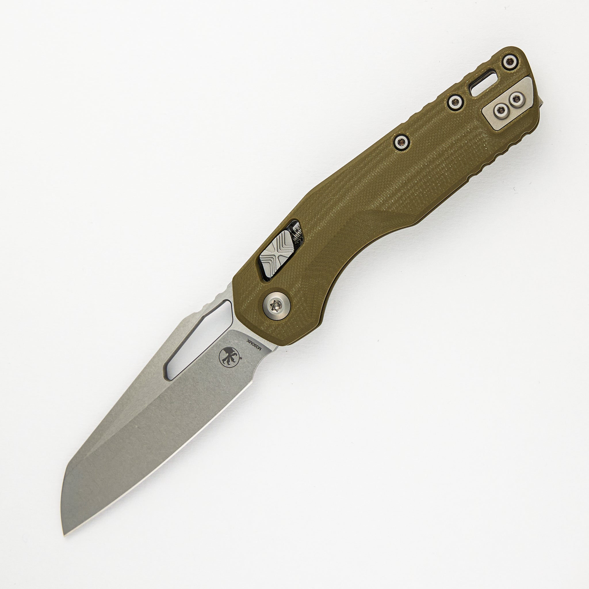 Microtech MSI S/E G-10 OD Green Stonewash Standard 17-4 SS Backspacer 210-10 GTOD