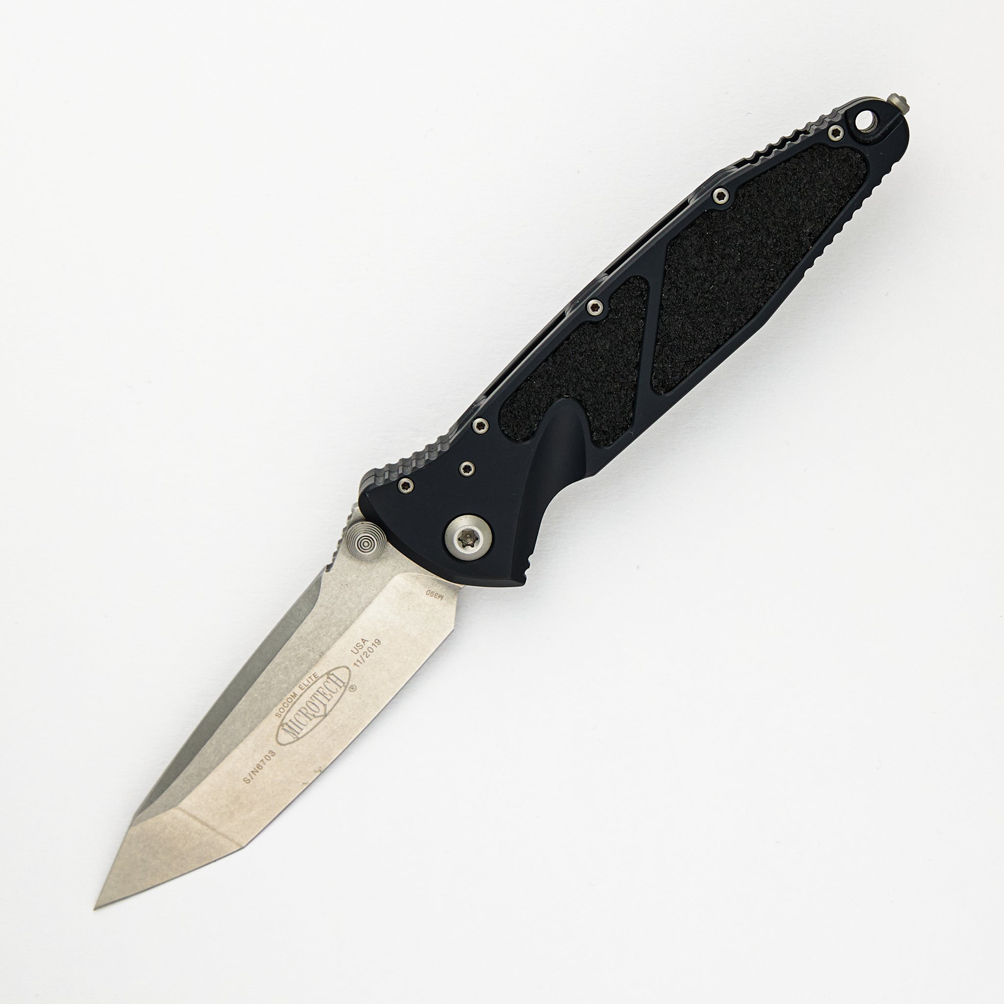 Microtech Socom Elite T/E Stonewash Standard 161-10