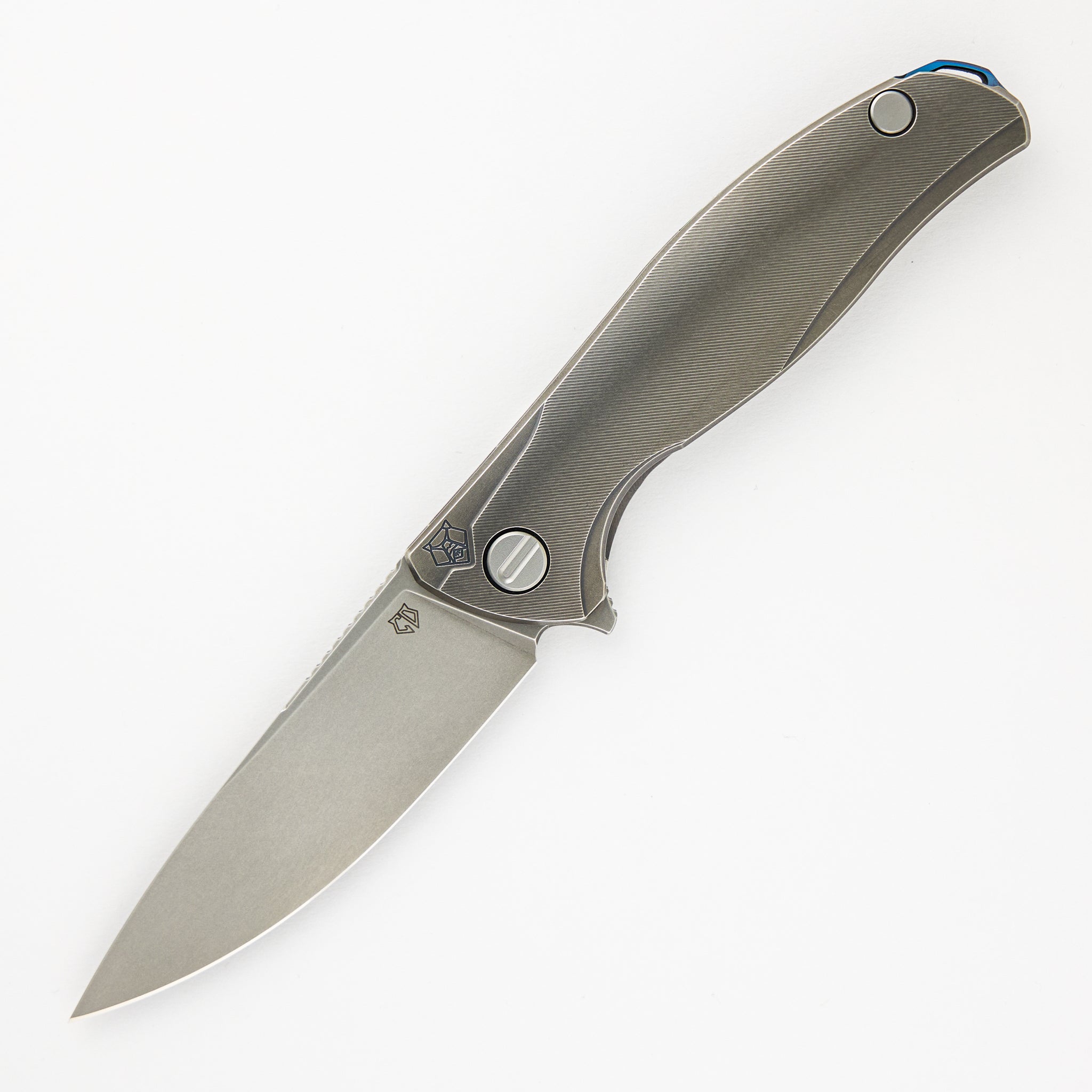 Shirogorov F5 Silk Slim Custom Division - Titanium Handle - S90V Blade - SRRBS