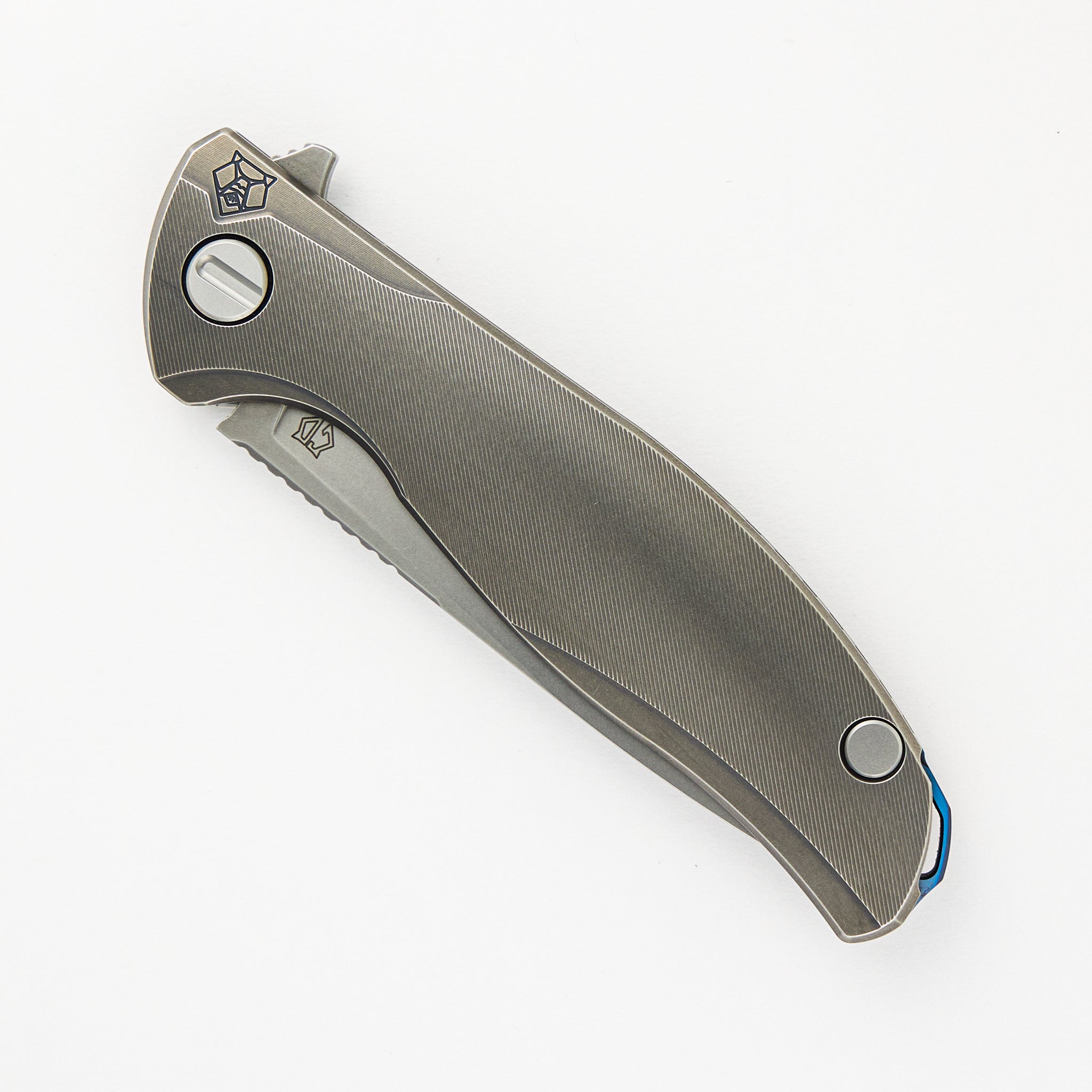 Shirogorov F5 Silk Slim Custom Division - Titanium Handle - S90V Blade - SRRBS