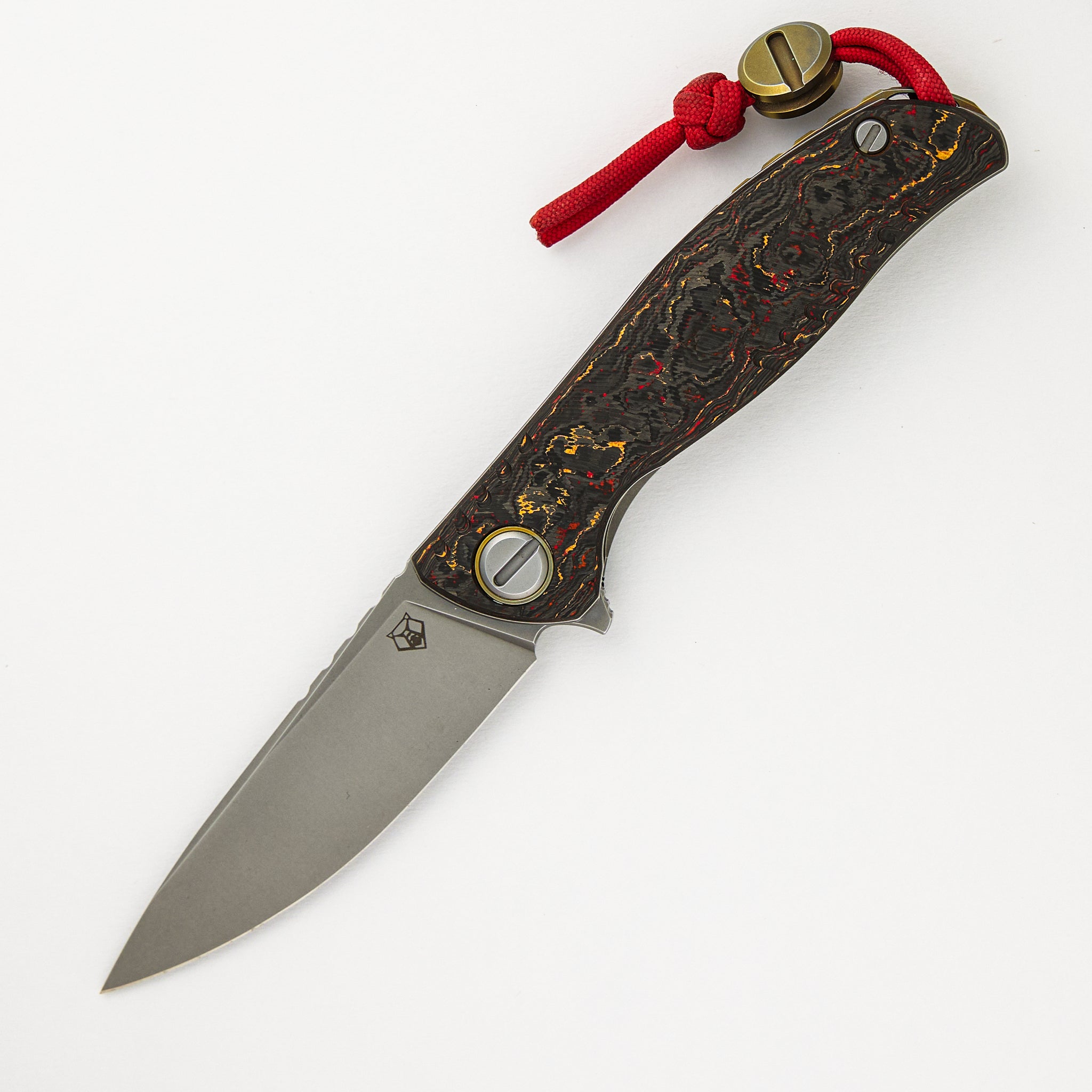 Shirogorov F3 Ignis - Special Edition - "Phoenix Wing" TechnoCarbo Handle - M390 Blade - MRBS