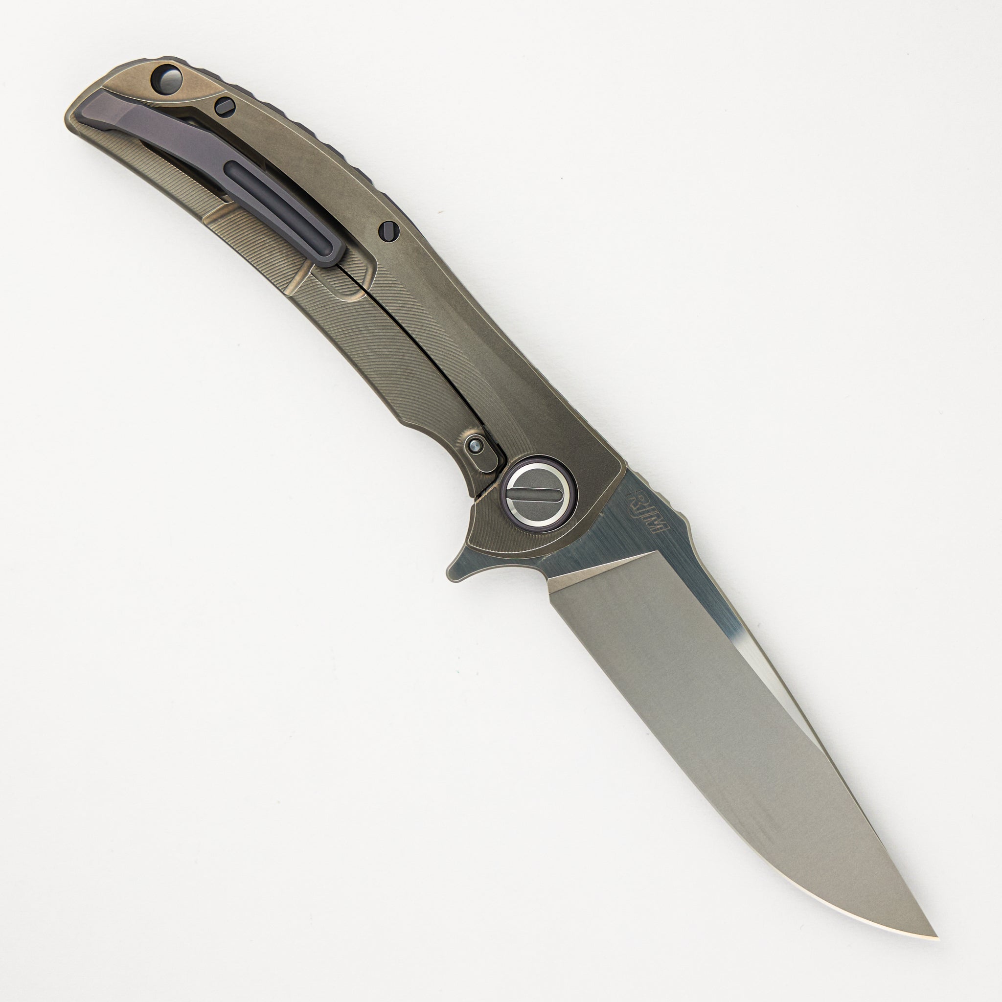 Russian Overkill - M398 Blade - Titanium Handle - RBS "Limited Edition" (RJ Martin Design)