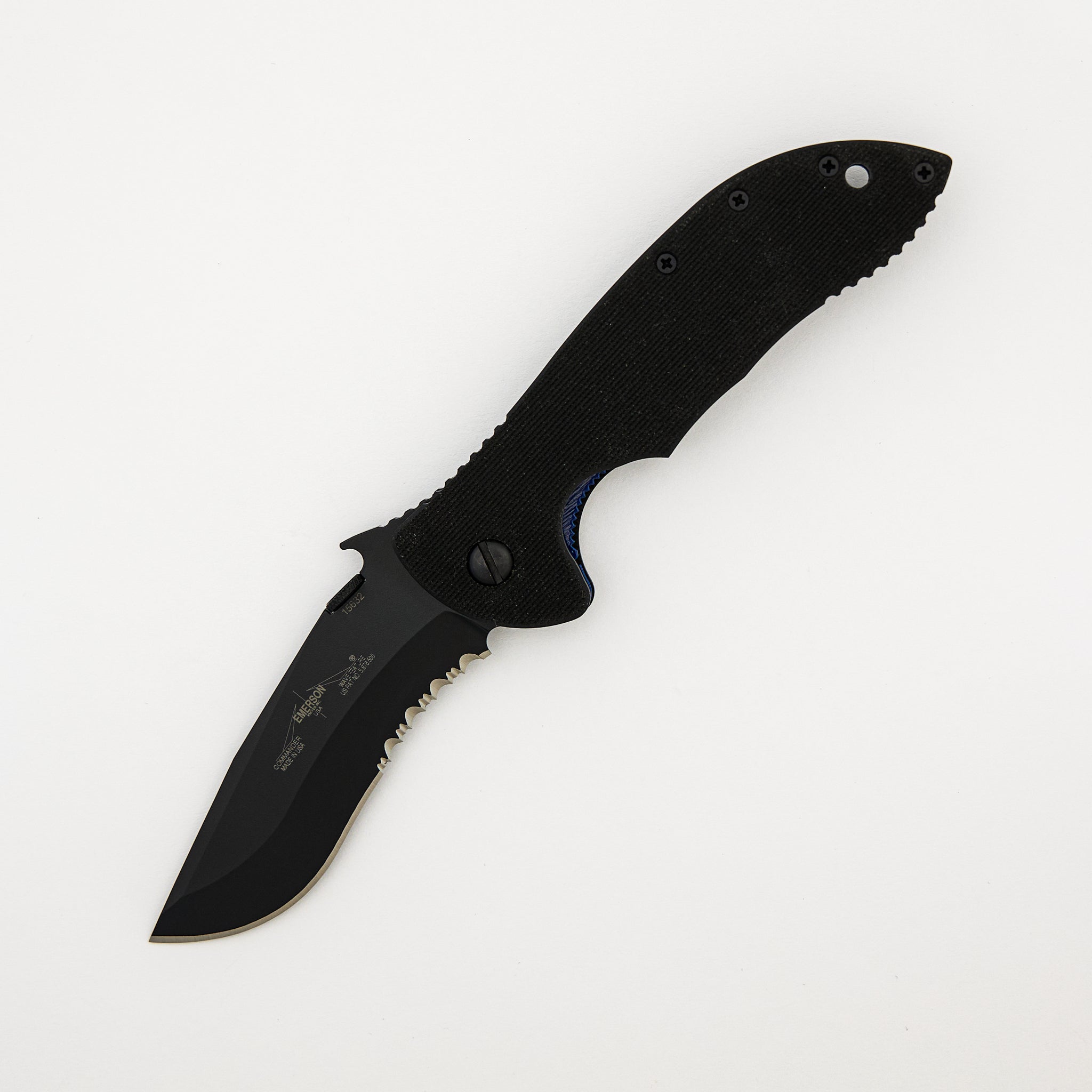 Blue Line Commander Serrated