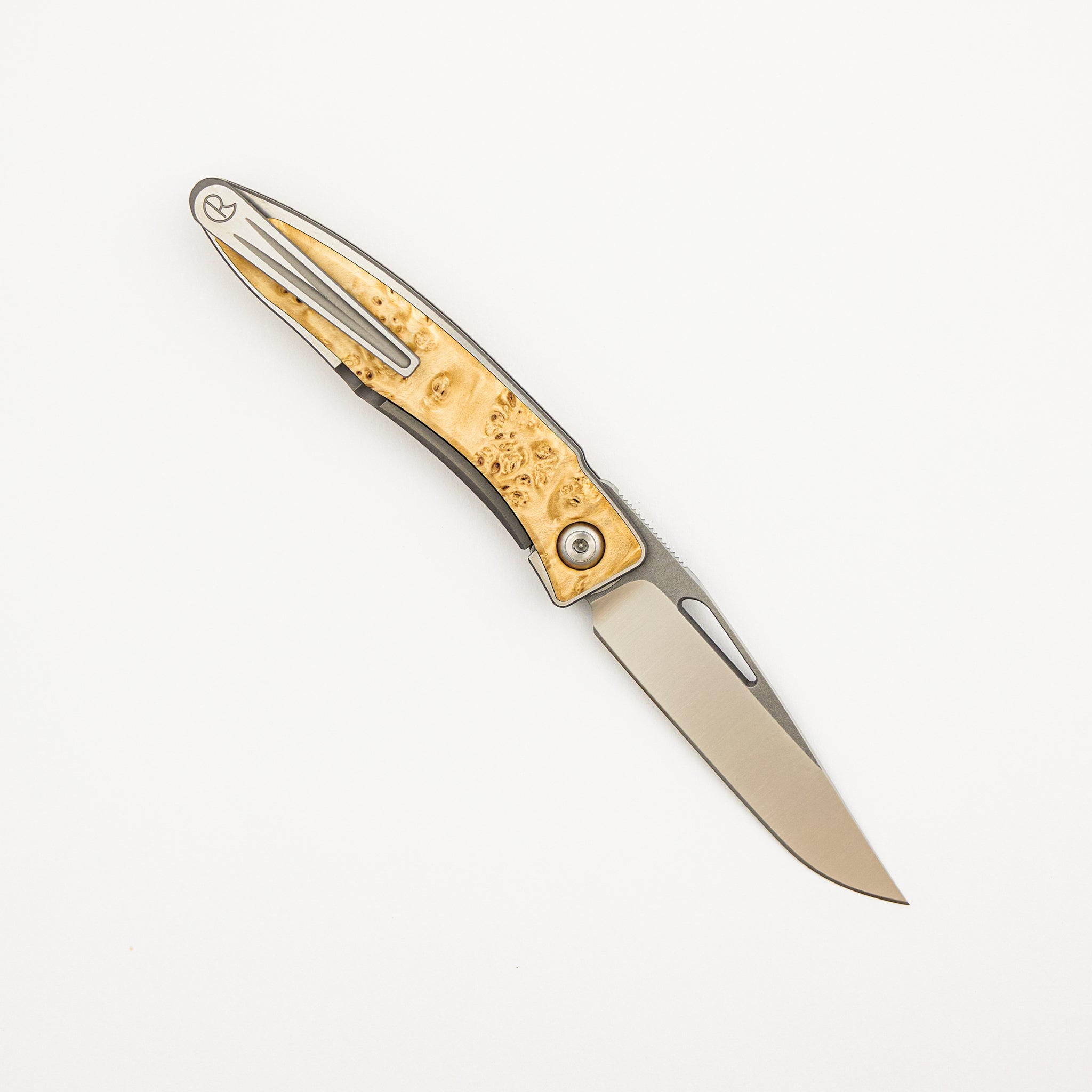 Mnandi - Box Elder Inlay - CPM MagnaCut Blade