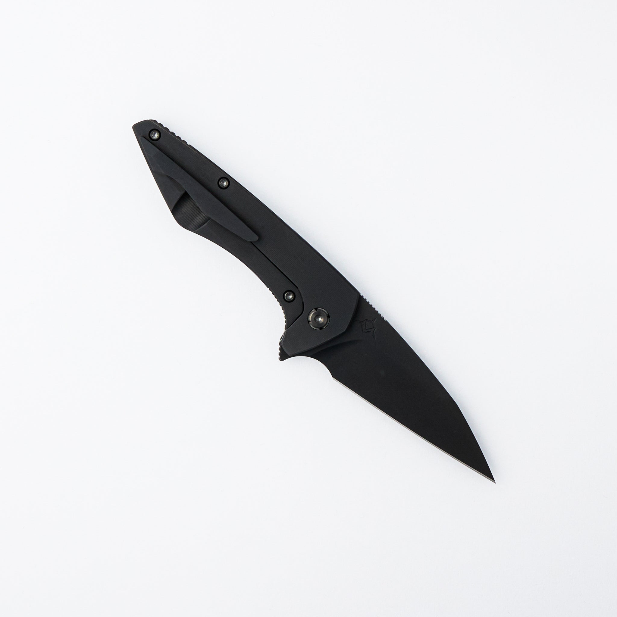 Mini Goblin - Smooth DLC Titanium Handle - DLC Hardware - Matte DLC M390 Blade