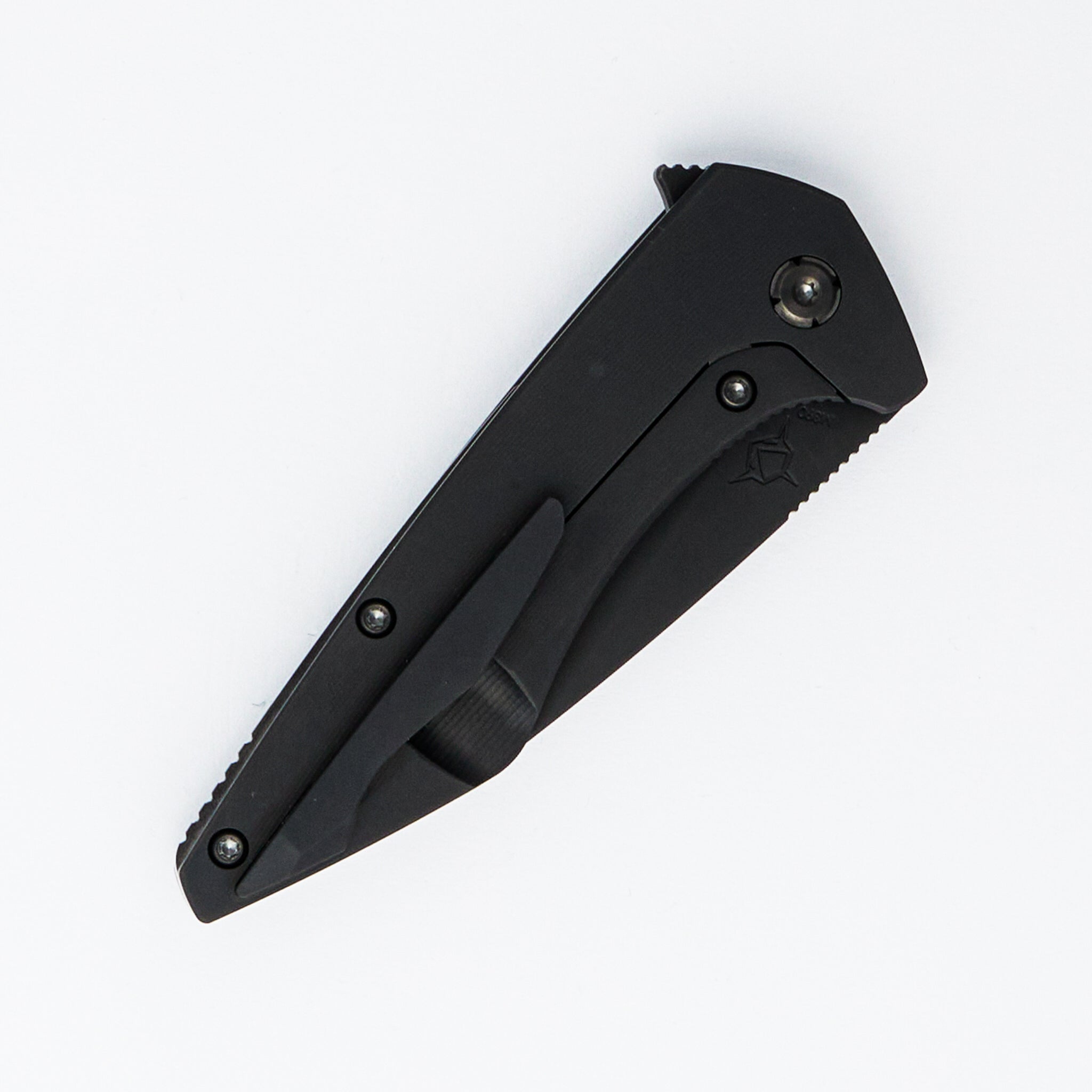 Mini Goblin - Smooth DLC Titanium Handle - DLC Hardware - Matte DLC M390 Blade