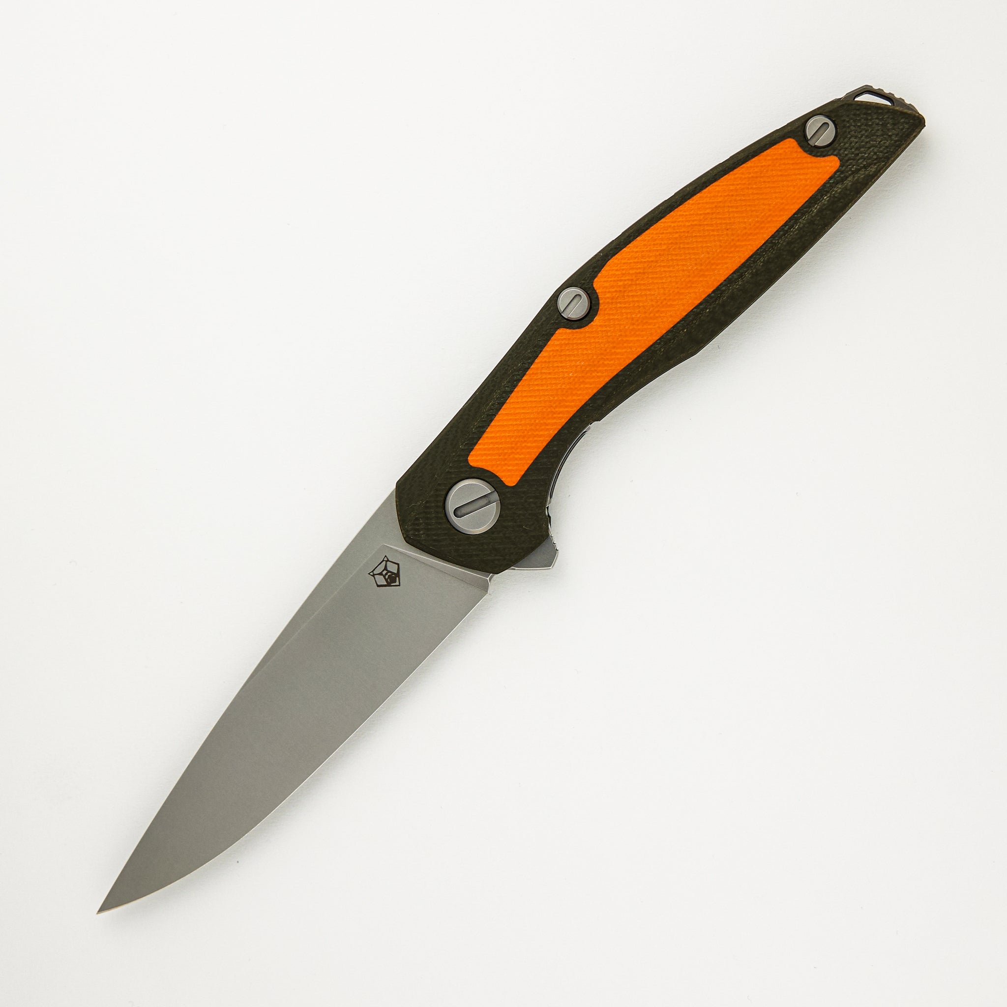 Shirogorov 111 - Outdoor Special Edition - Vanax 37 Blade - Green/Orange G10 Handle - MRBS