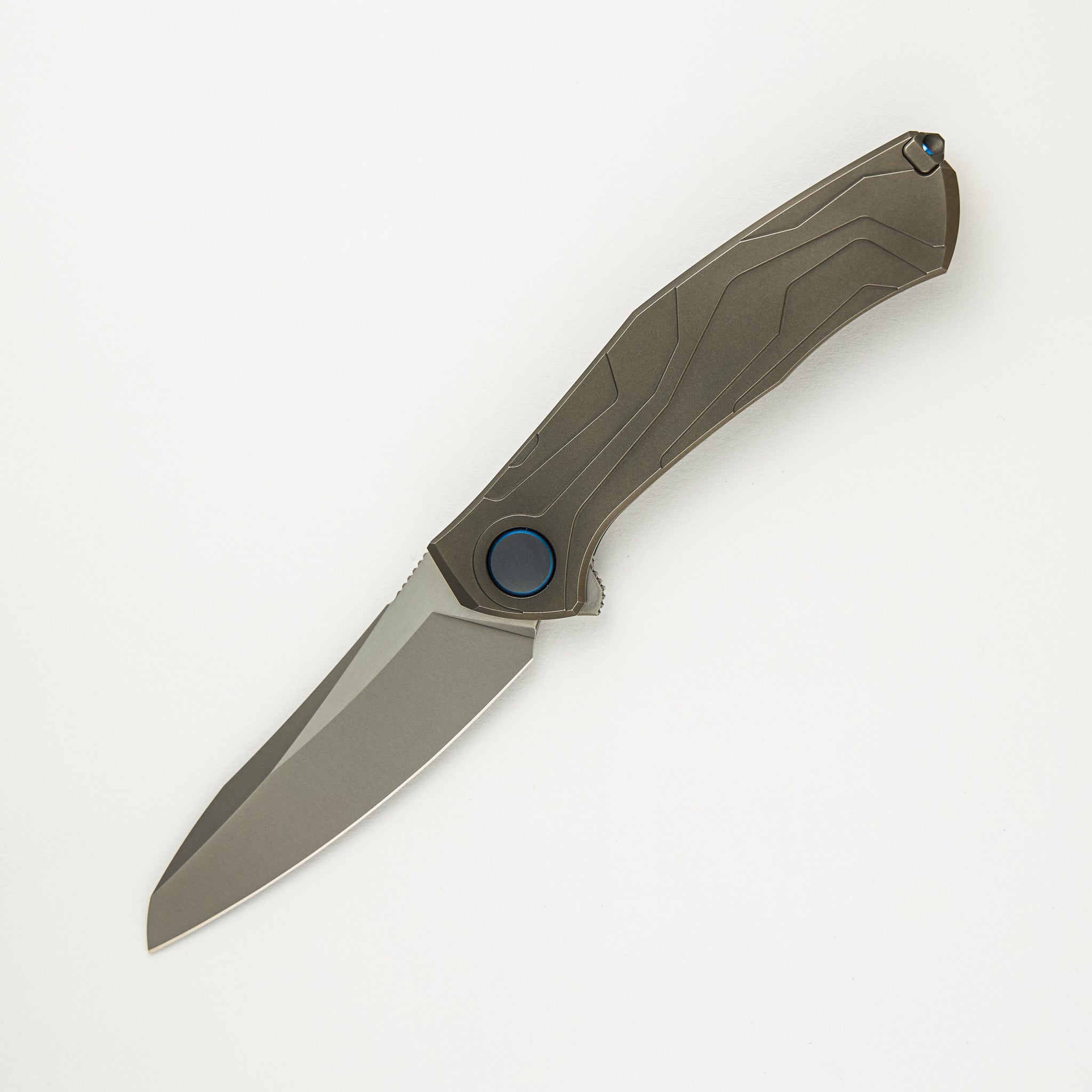 Shirogorov "Limited Edition" Sinkevich Design Kami Flipper - S110V Blade - Titanium Handle - MRBS