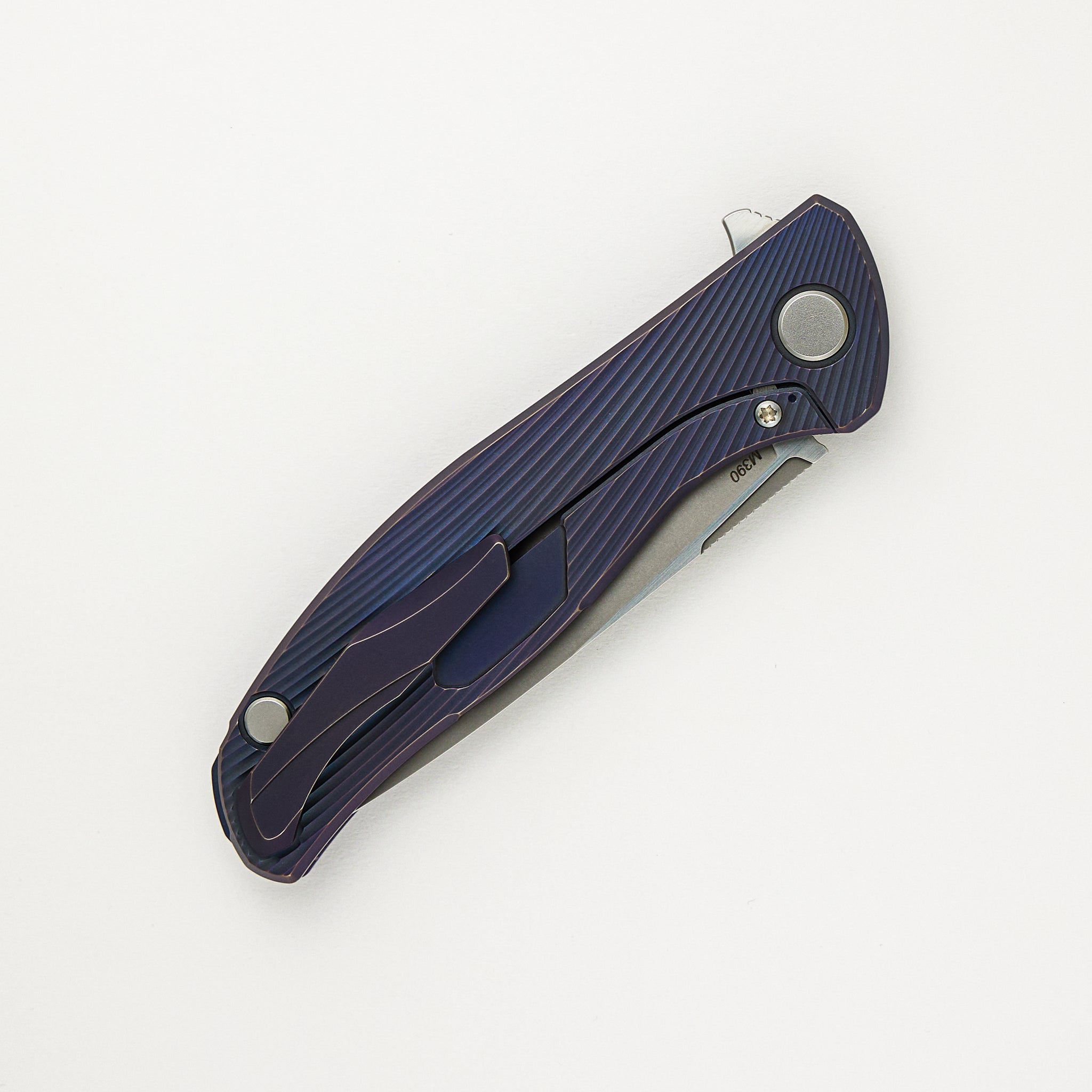 Shirogorov Hati TS - M390 Blade - Titanium/Purple G10 Handle - MRBS