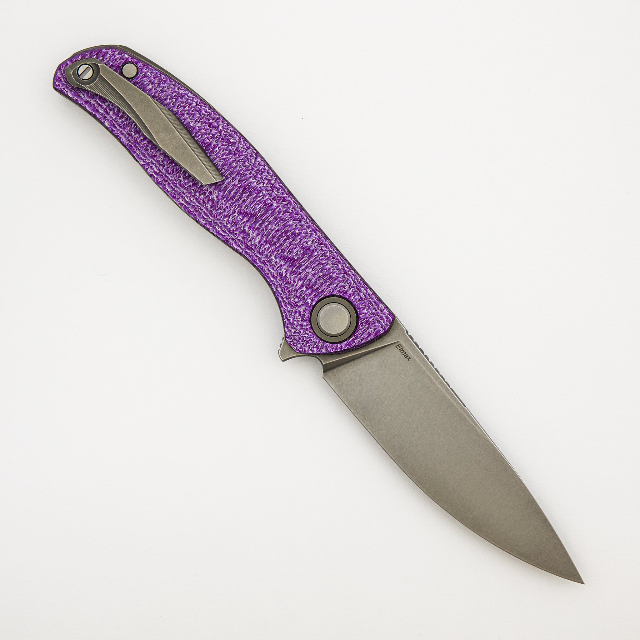F3 - Elmax Blade - Purple Alutex Handle - MRBS