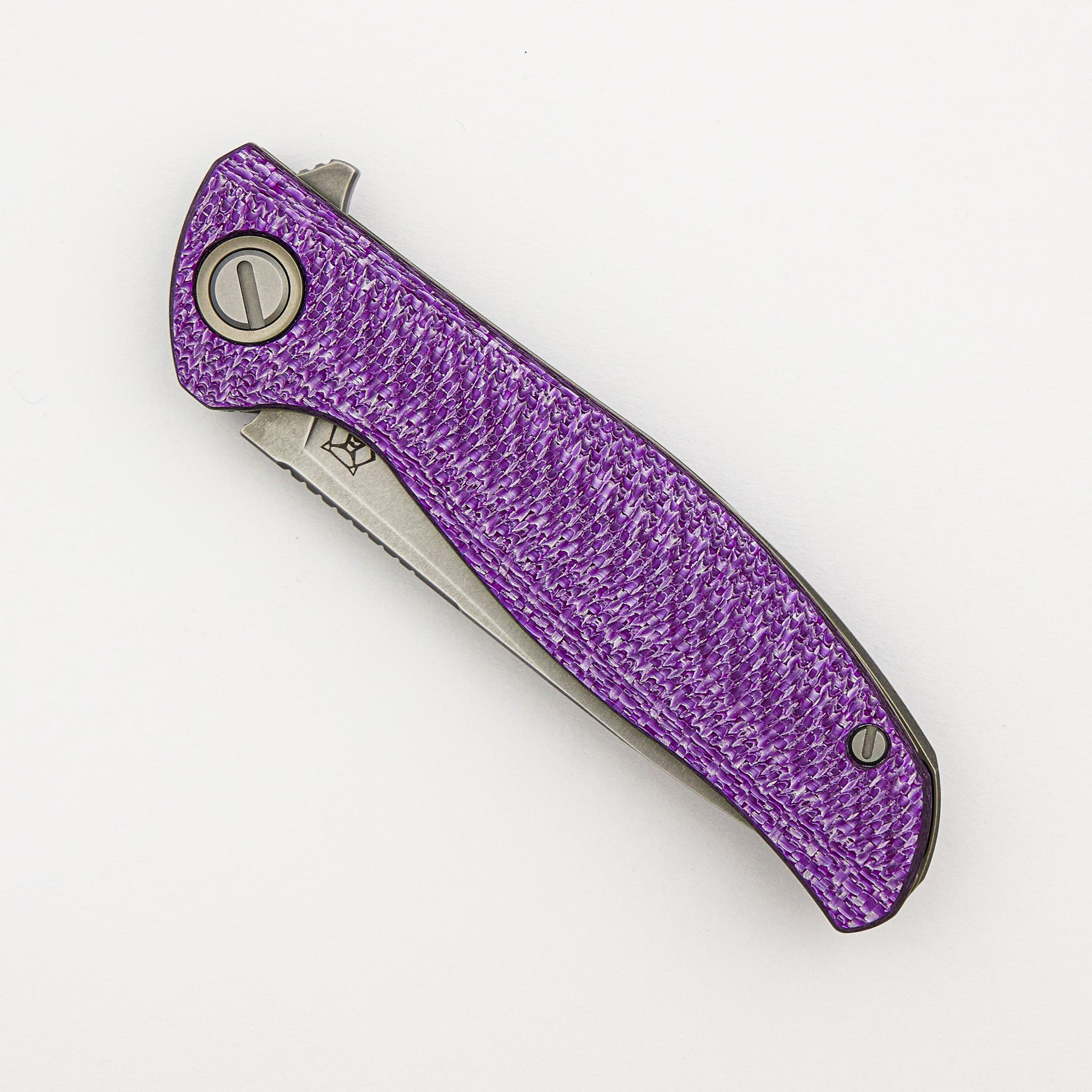 F3 - Elmax Blade - Purple Alutex Handle - MRBS