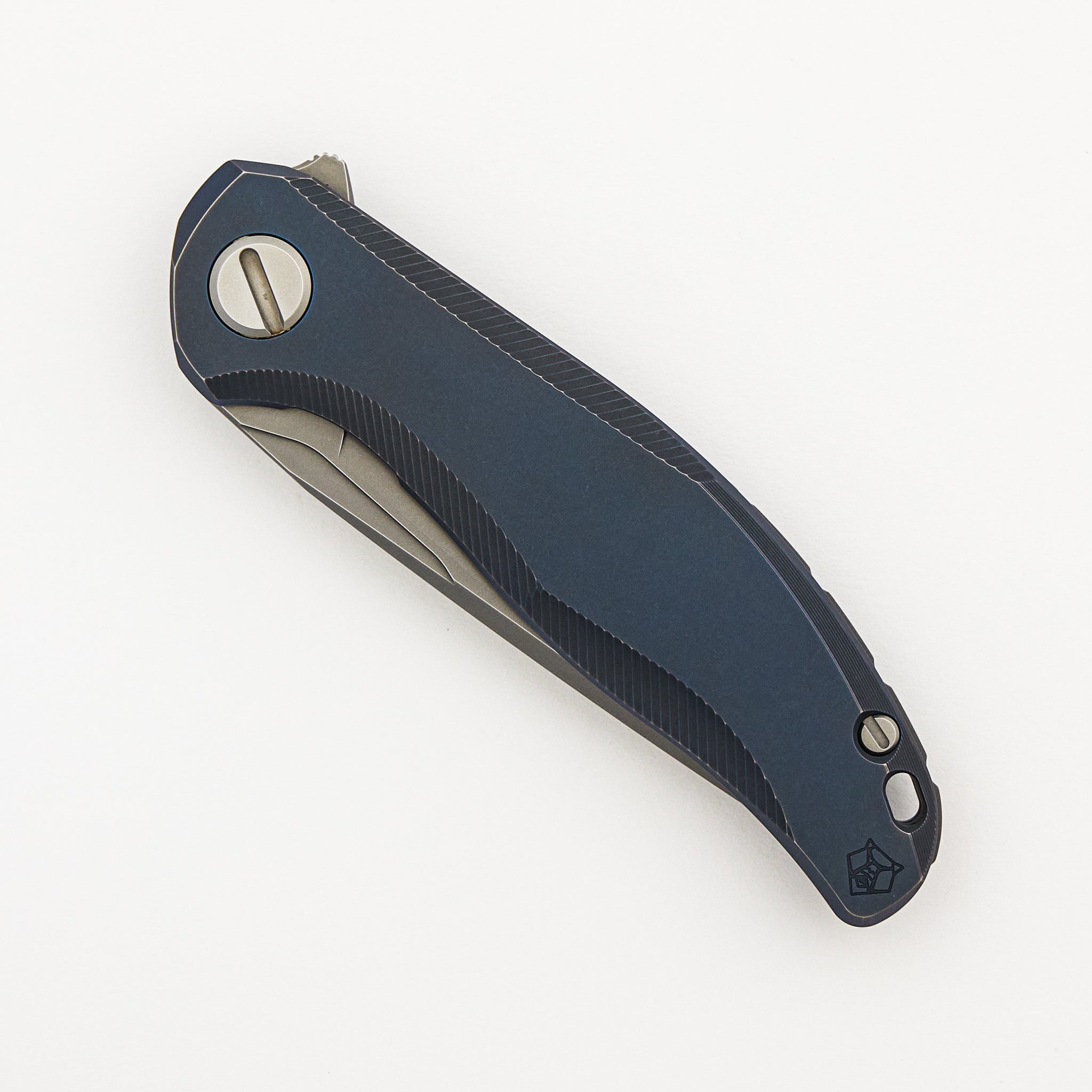 Stellar – Blue Titanium Handle – M390 Blade – MRBS