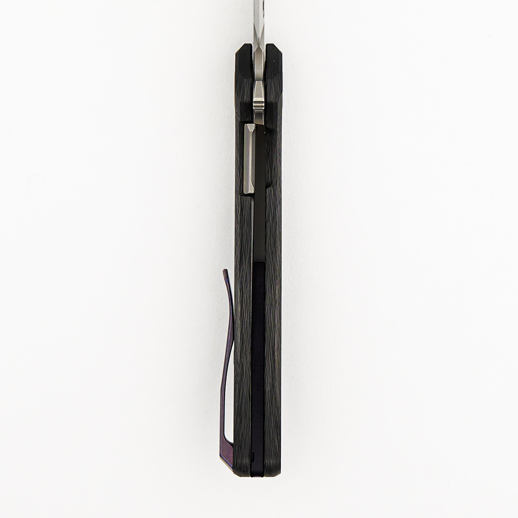 Stellar CF First Production – Purple Carbon Fiber Handle – MagnaCut Blade – MRBS