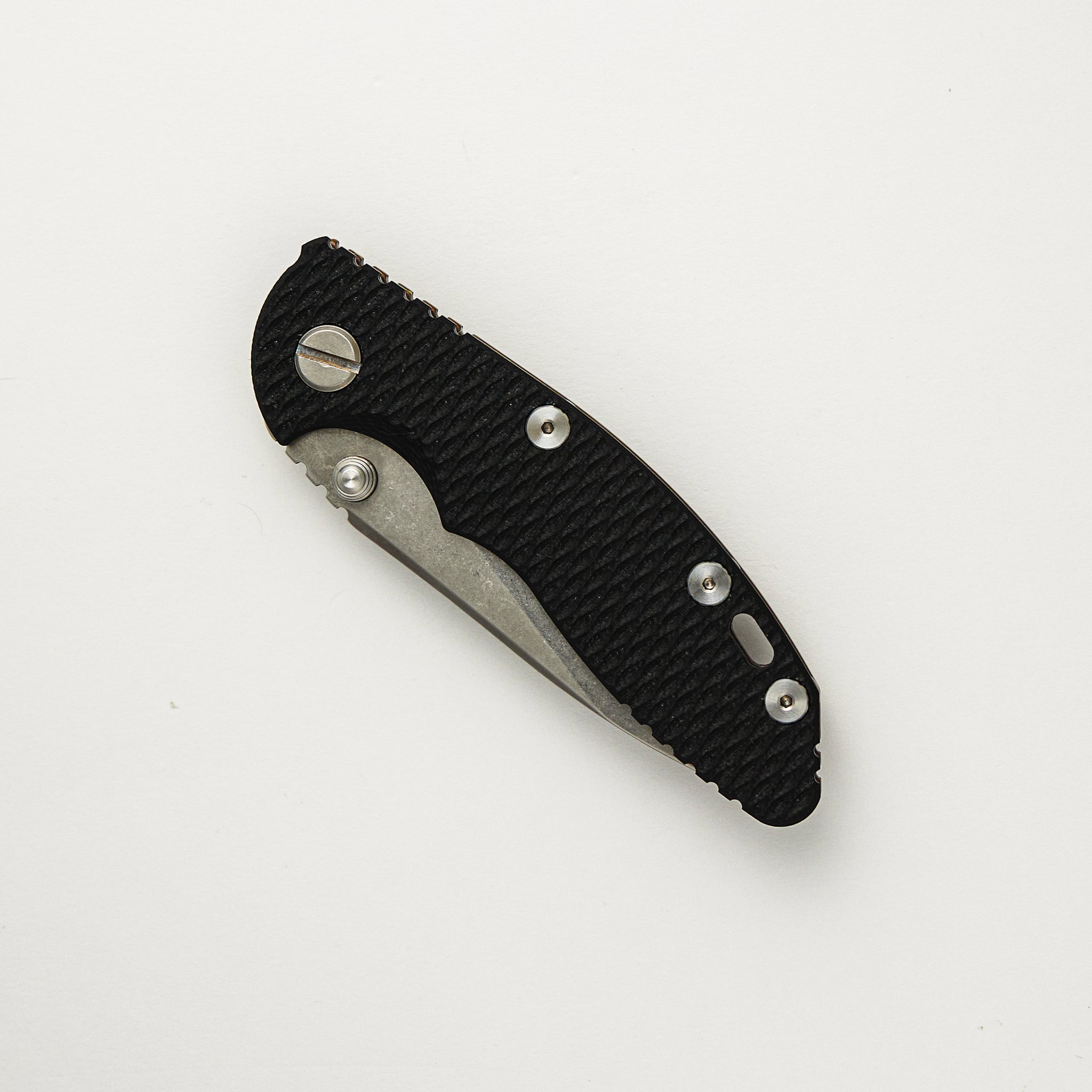 Hinderer Knives XM-18 3.0" - Non Flipper - Spearpoint S35VN Blade - Black G10 Handle