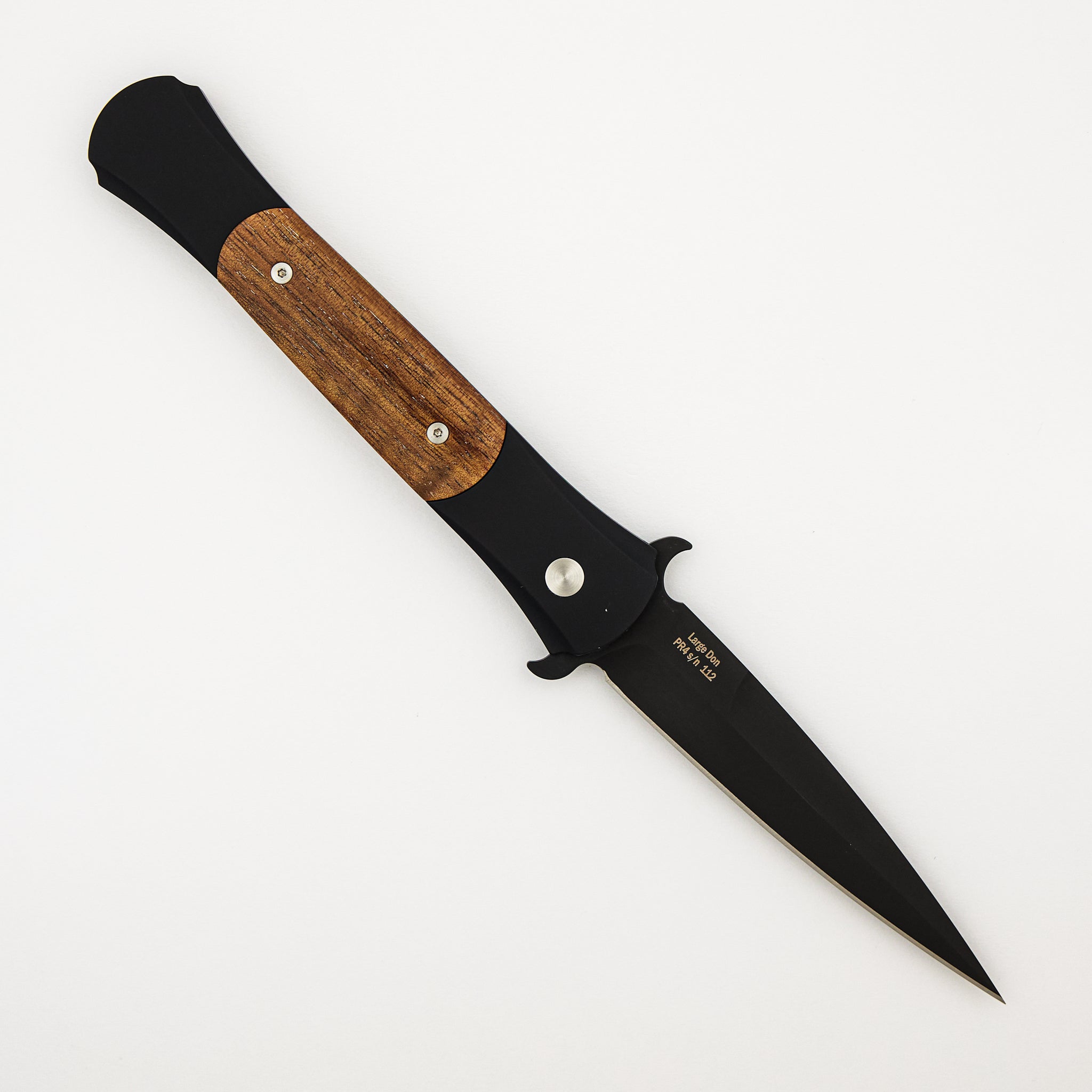 Large Don - PR4 S/N 112 - Koa Wood Inlays - 154CM Blade