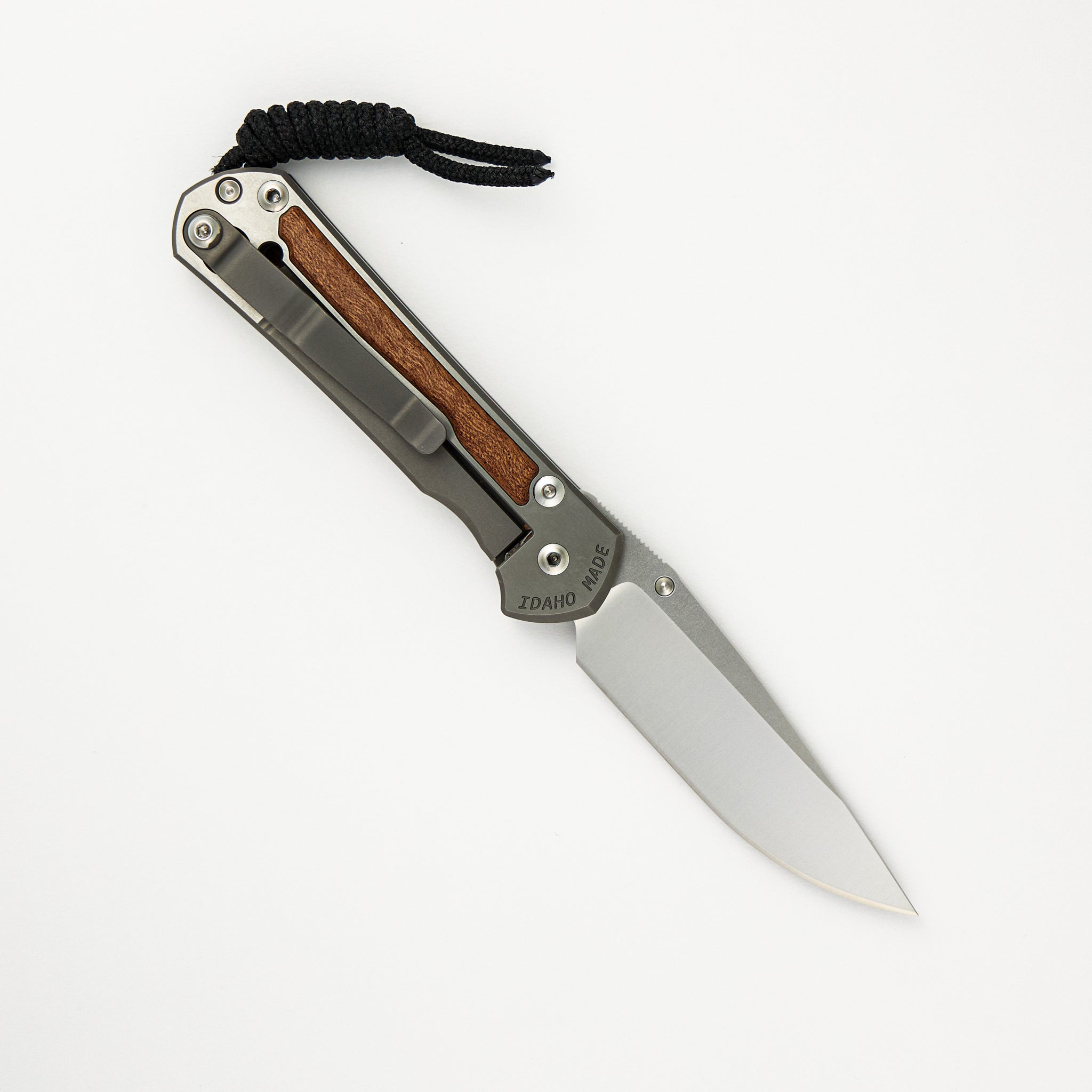 Chris Reeve Small Sebenza 31 - Annual 2023 - Drop Point CPM MagnaCut Blade - Sapele Mahogany Inlays - Silver Single Thumb Lug