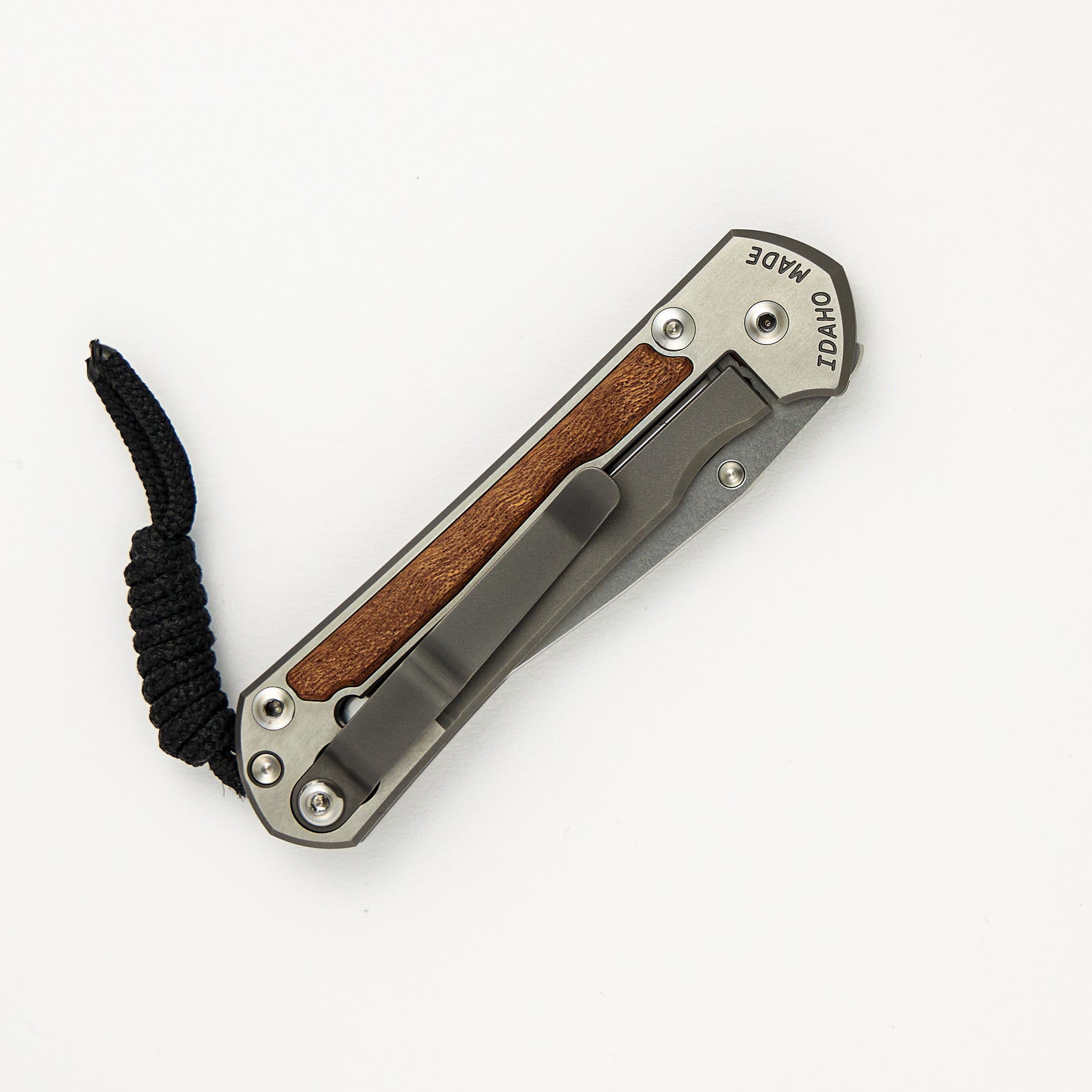 Chris Reeve Small Sebenza 31 - Annual 2023 - Drop Point CPM MagnaCut Blade - Sapele Mahogany Inlays - Silver Single Thumb Lug