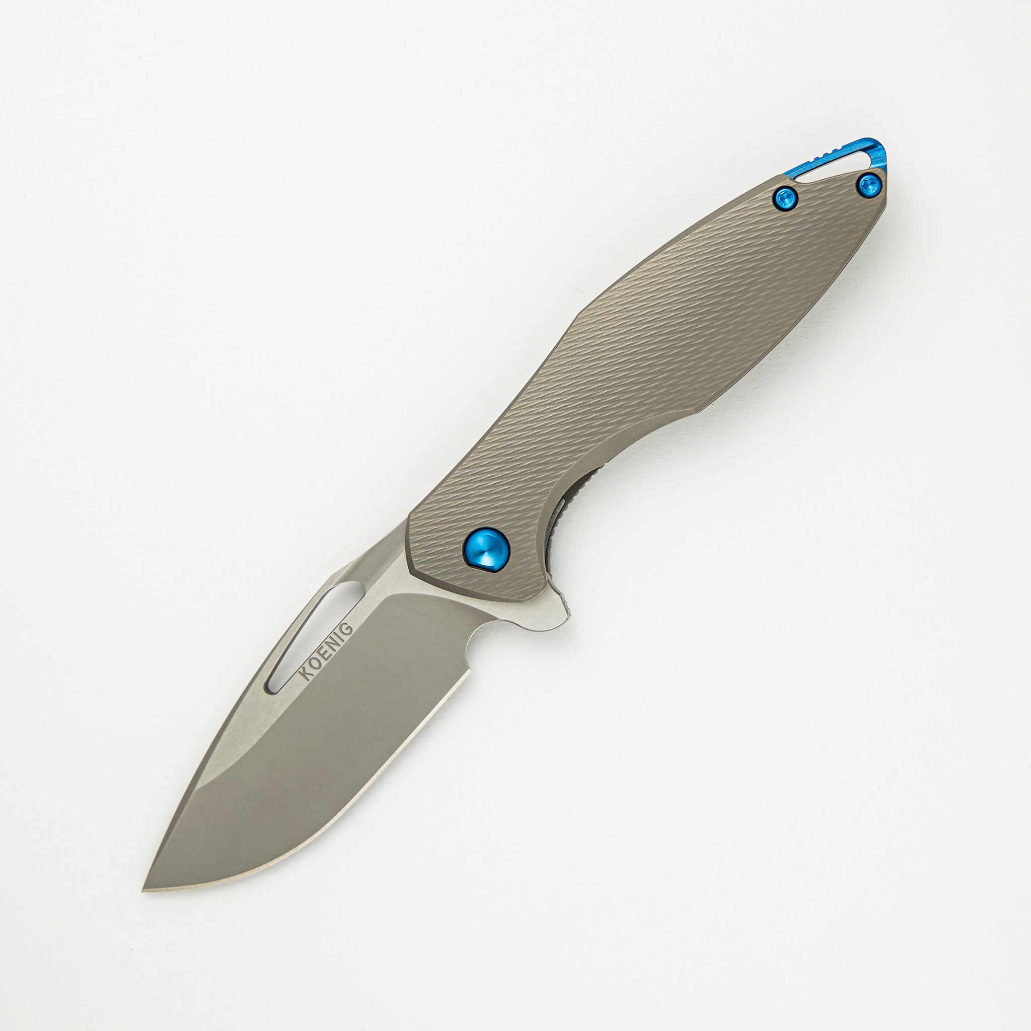 Mini Arius - Corda Pattern - Titanium Handle - M390 Blade