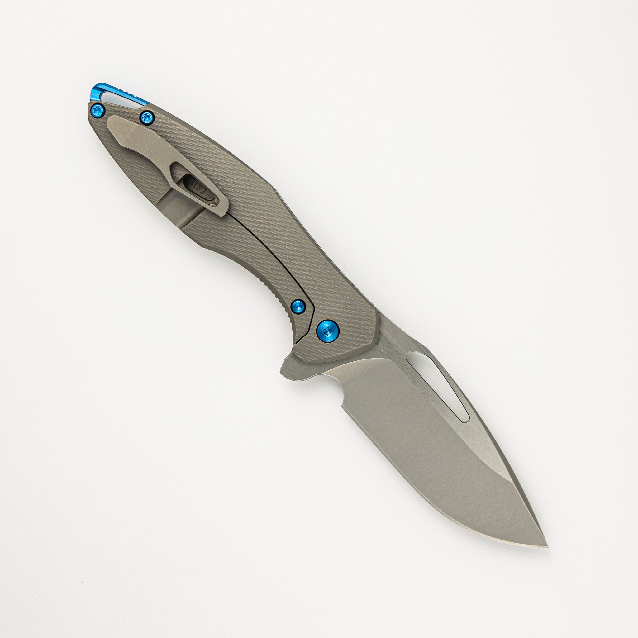 Mini Arius - Corda Pattern - Titanium Handle - M390 Blade