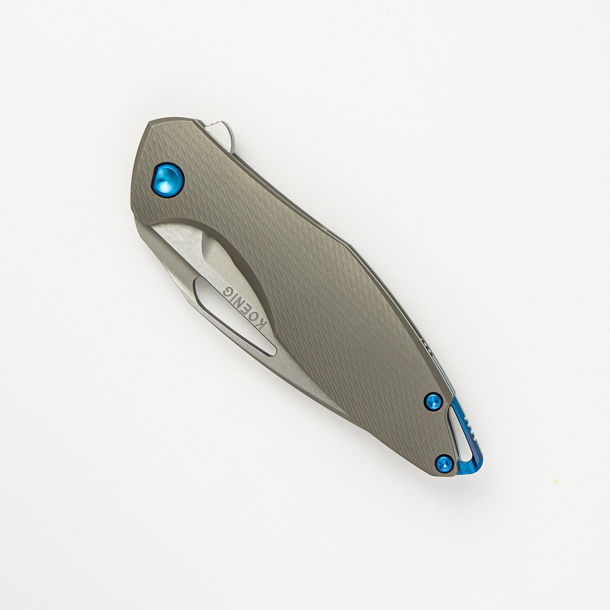 Mini Arius - Corda Pattern - Titanium Handle - M390 Blade