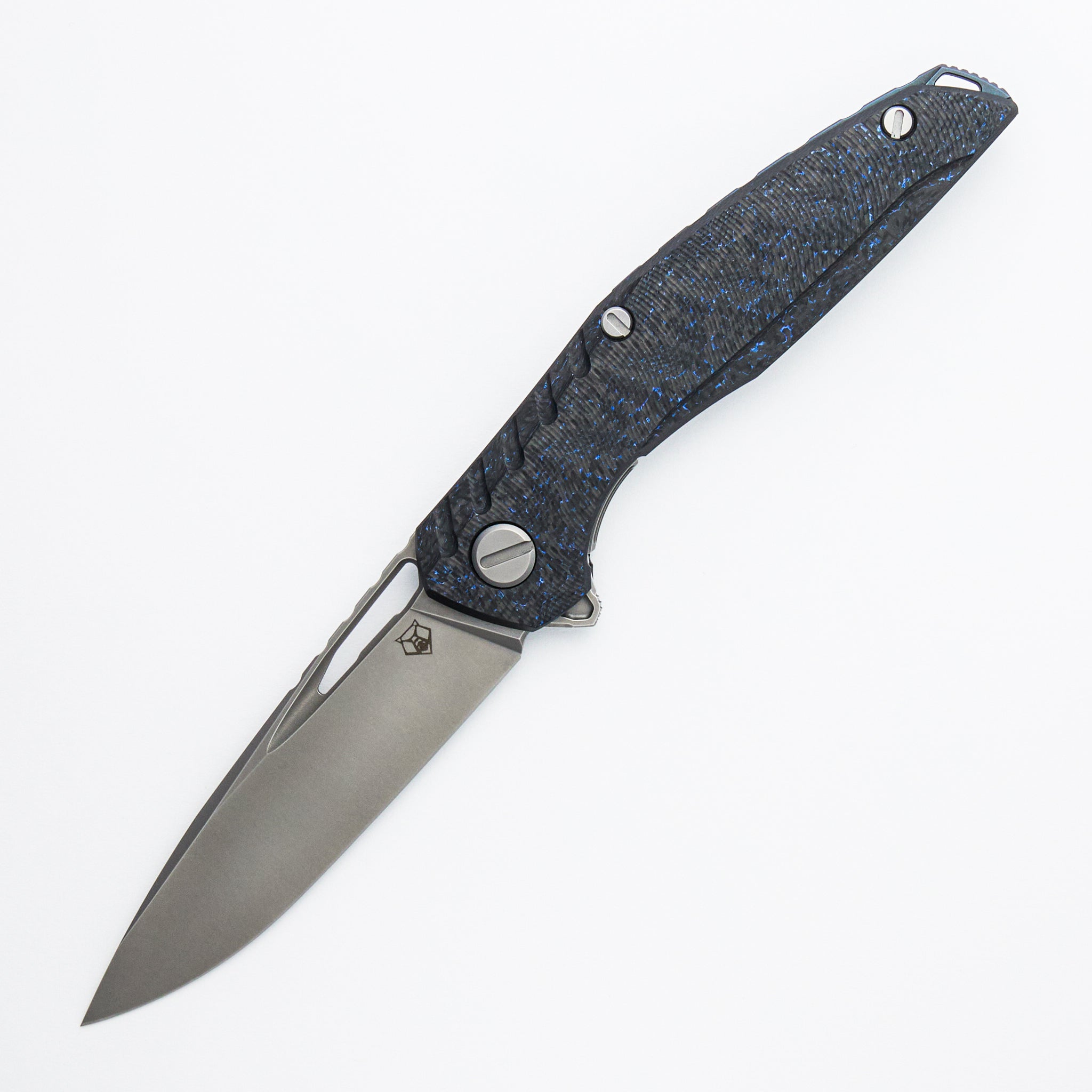 111 Gen 5.1 – M390 Blade – Blue Carbon Fiber Handle – MRBS