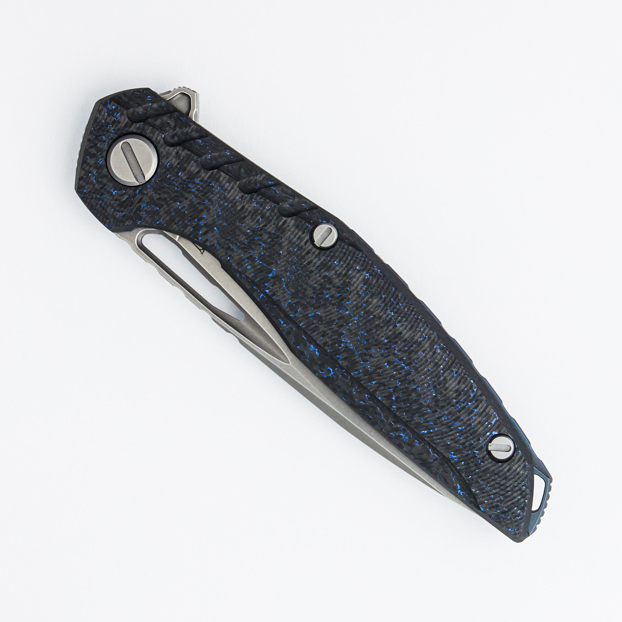 111 Gen 5.1 – M390 Blade – Blue Carbon Fiber Handle – MRBS