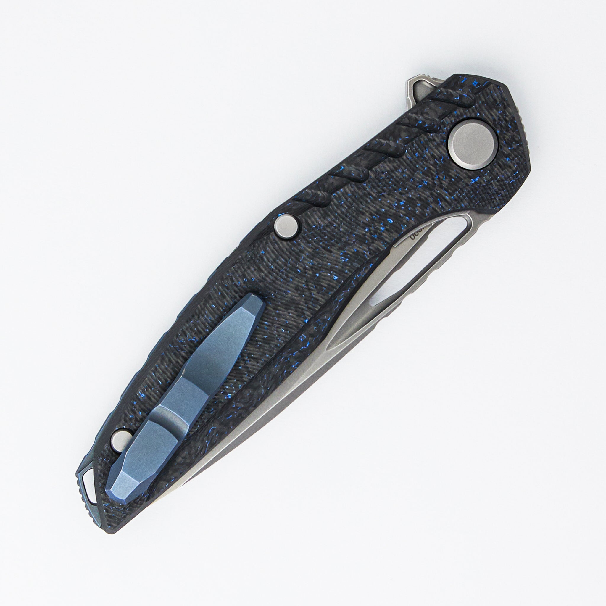111 Gen 5.1 – M390 Blade – Blue Carbon Fiber Handle – MRBS