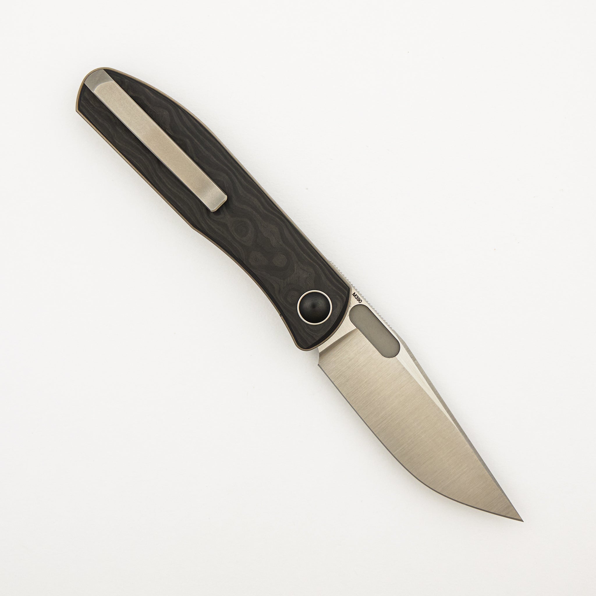 Xyro Mini - M390 Blade - Carbon Fiber Handle (Gareth Bull Design)