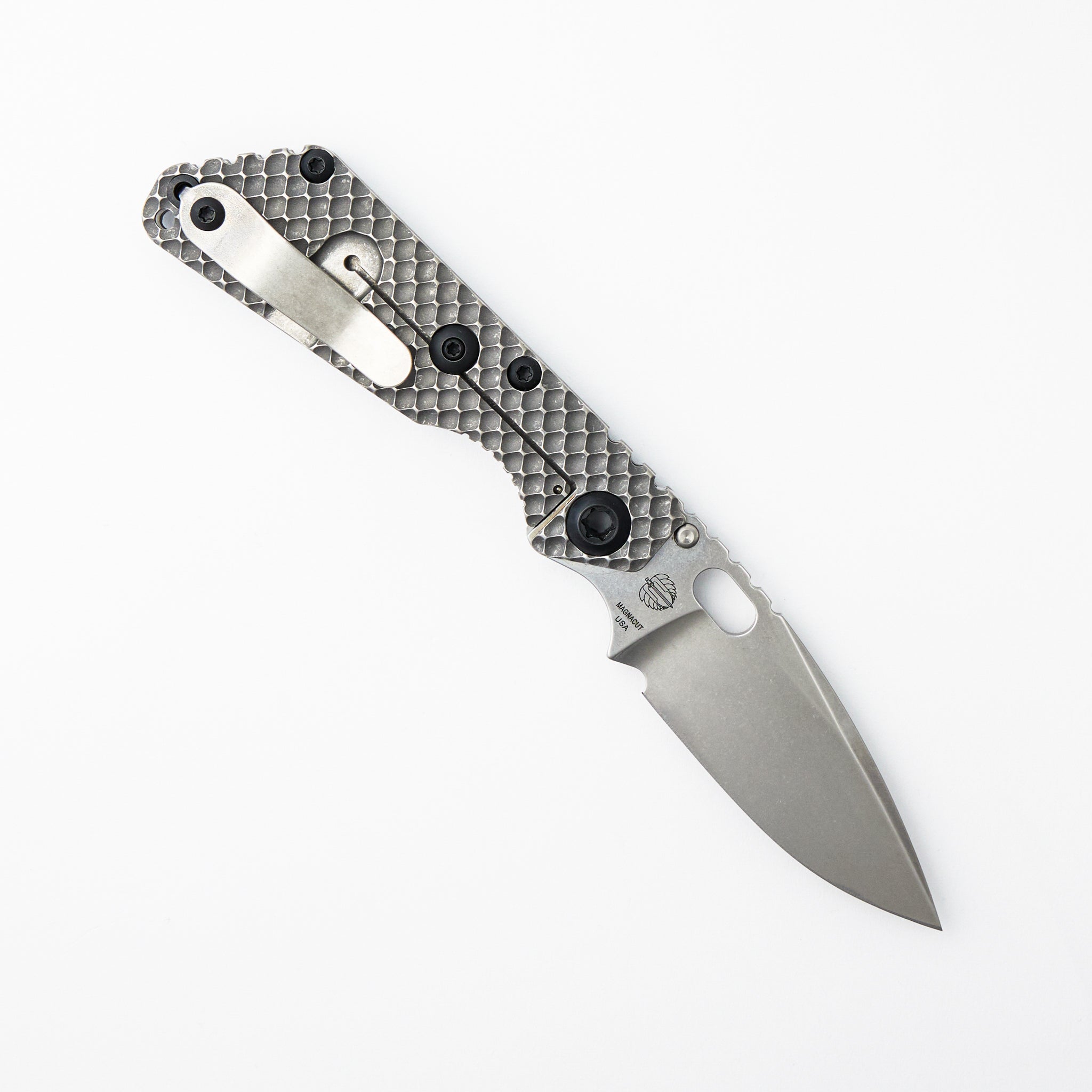 SNG DGG - Drop Point MagnaCut Blade - Titanium Handle