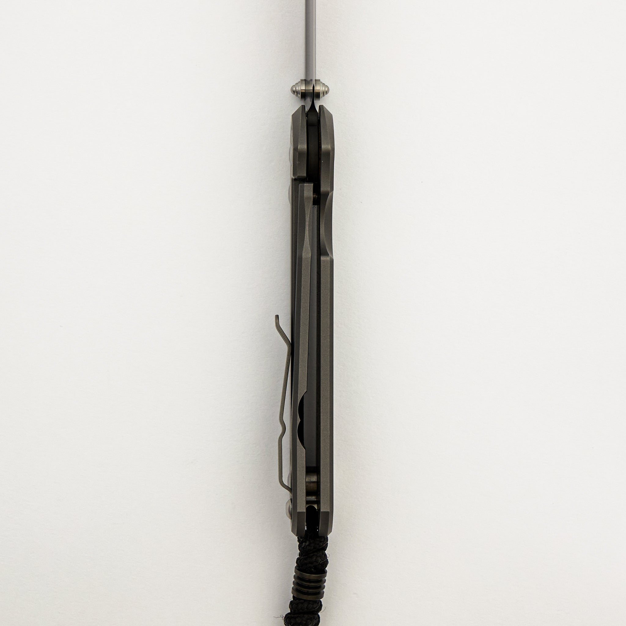 Large Sebenza 31 - DLC Coated Drop Point CPM S45VN - Glass Blasted - Silver Double Lugs