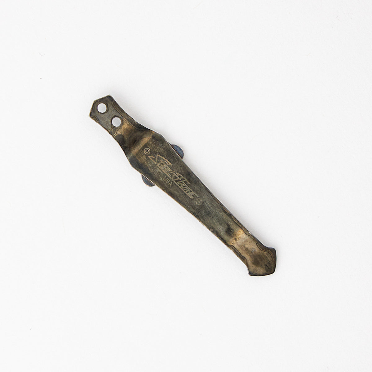Silver Dog Paw 2 Hole Clip