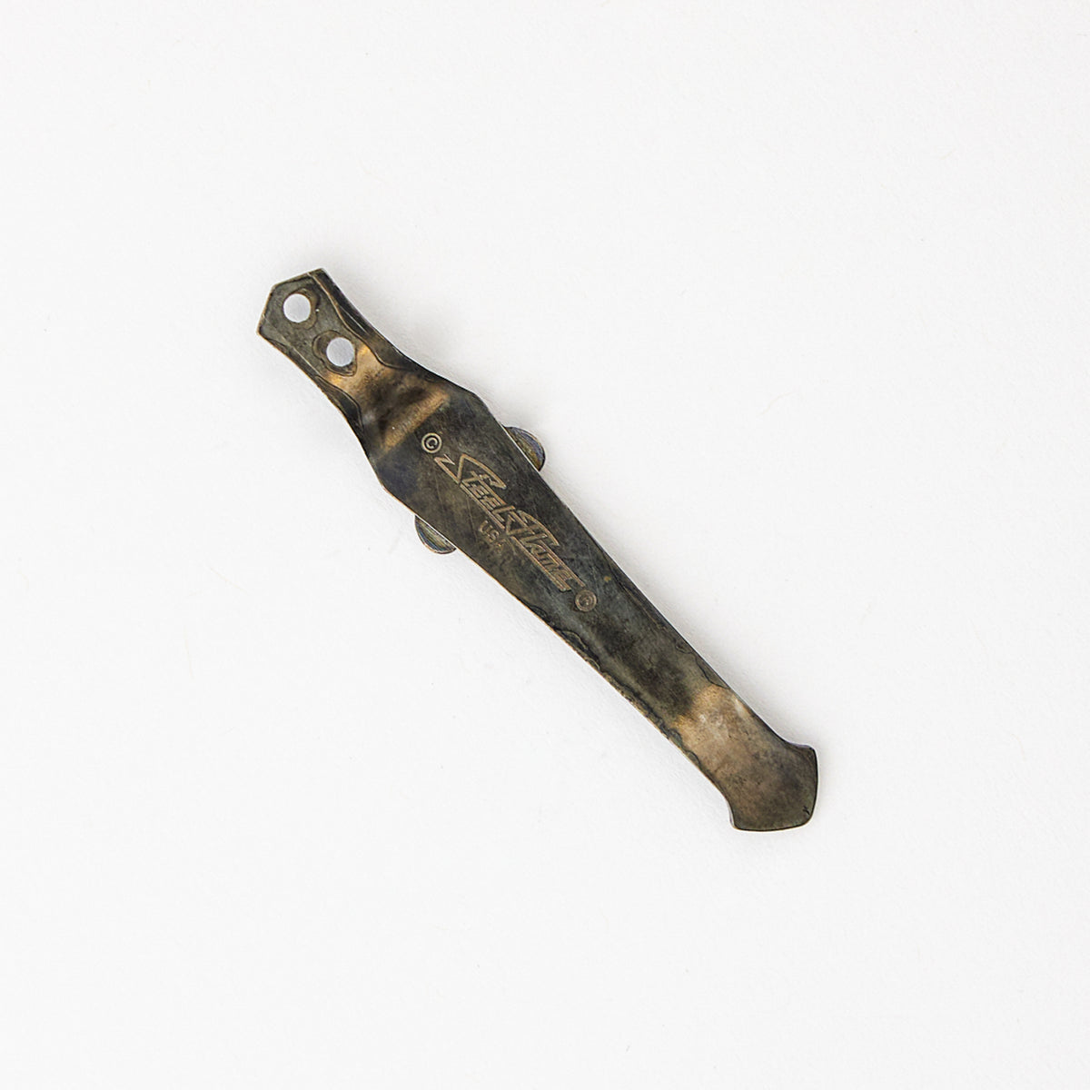 Silver Dog Paw 2 Hole Clip