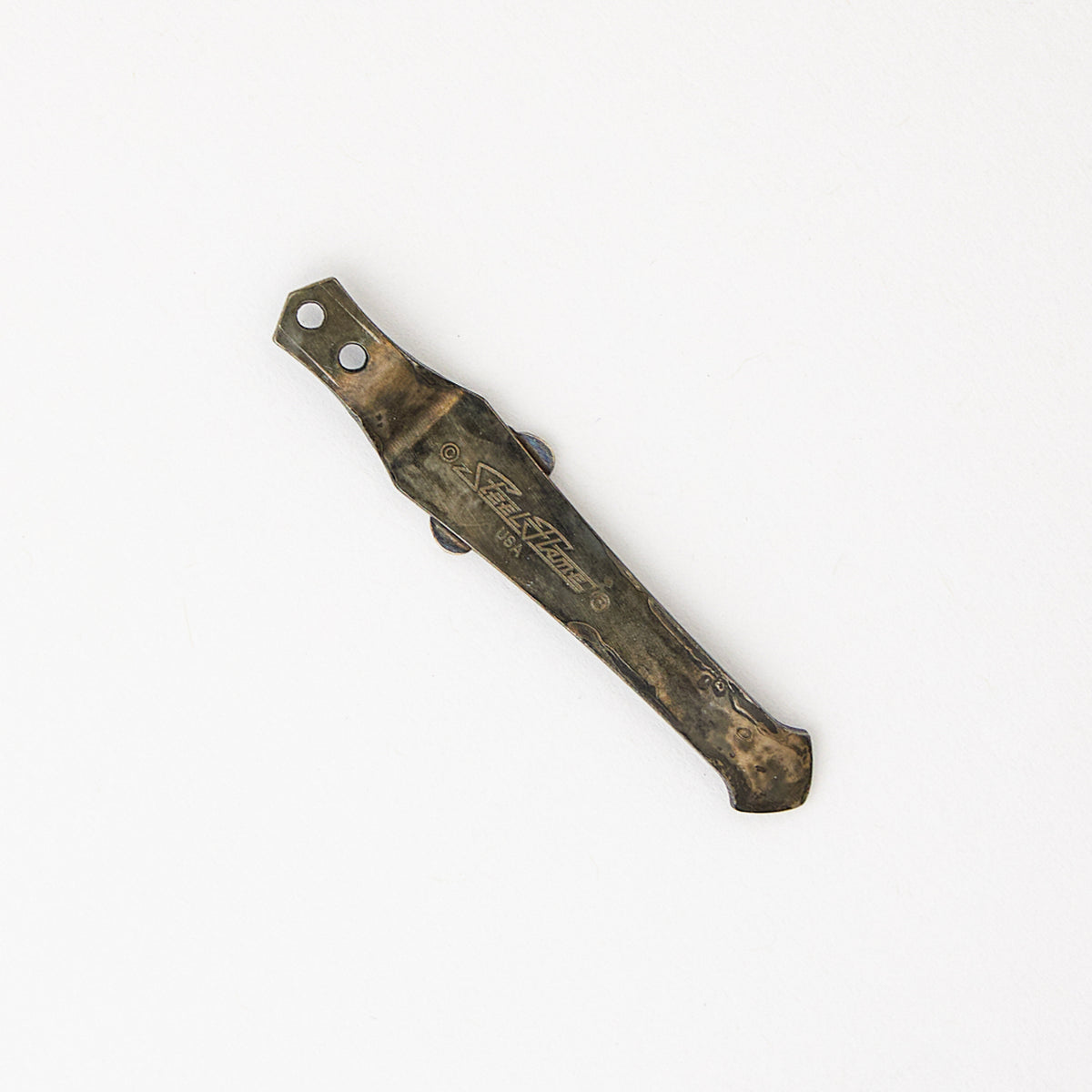 Silver Dog Paw 2 Hole Clip