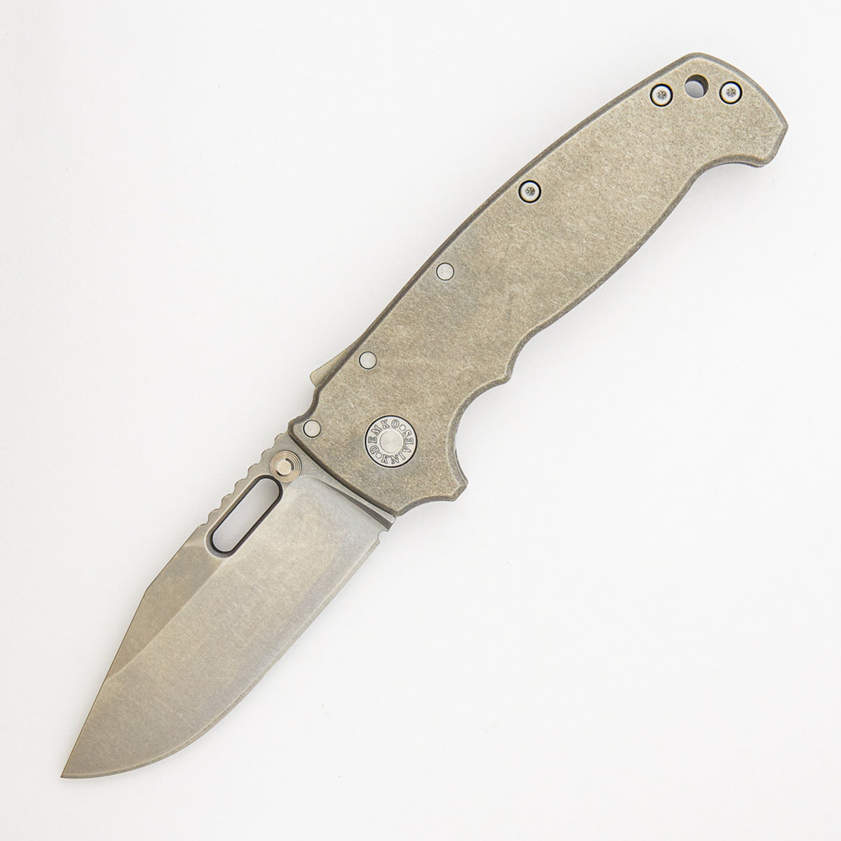 AD20 XXX - CPM-3V Blade - Titanium Handle