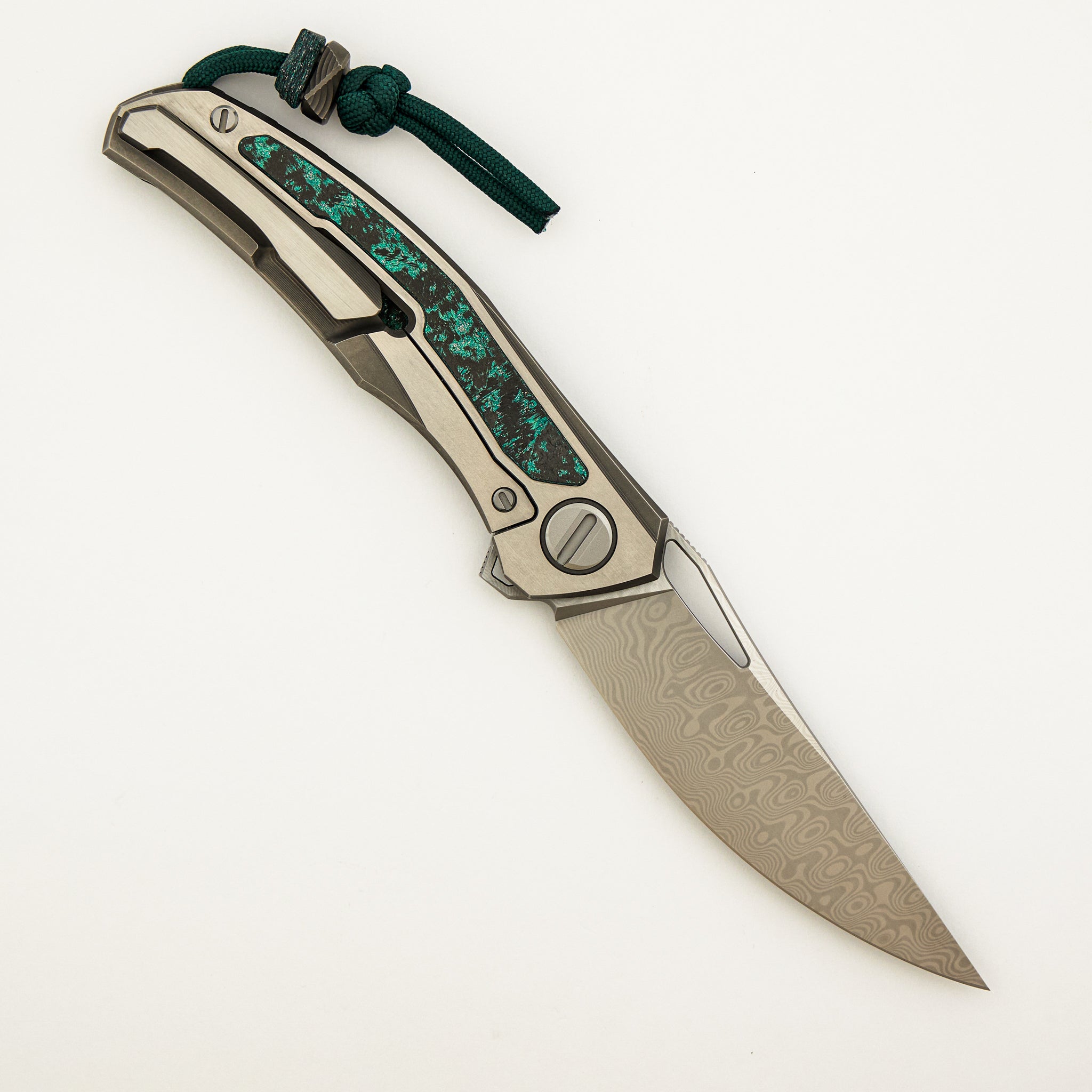 Quantium TKM - Titanium/Teal Magnetic CarboTi Handle - ZDI-E Blade - MRBS