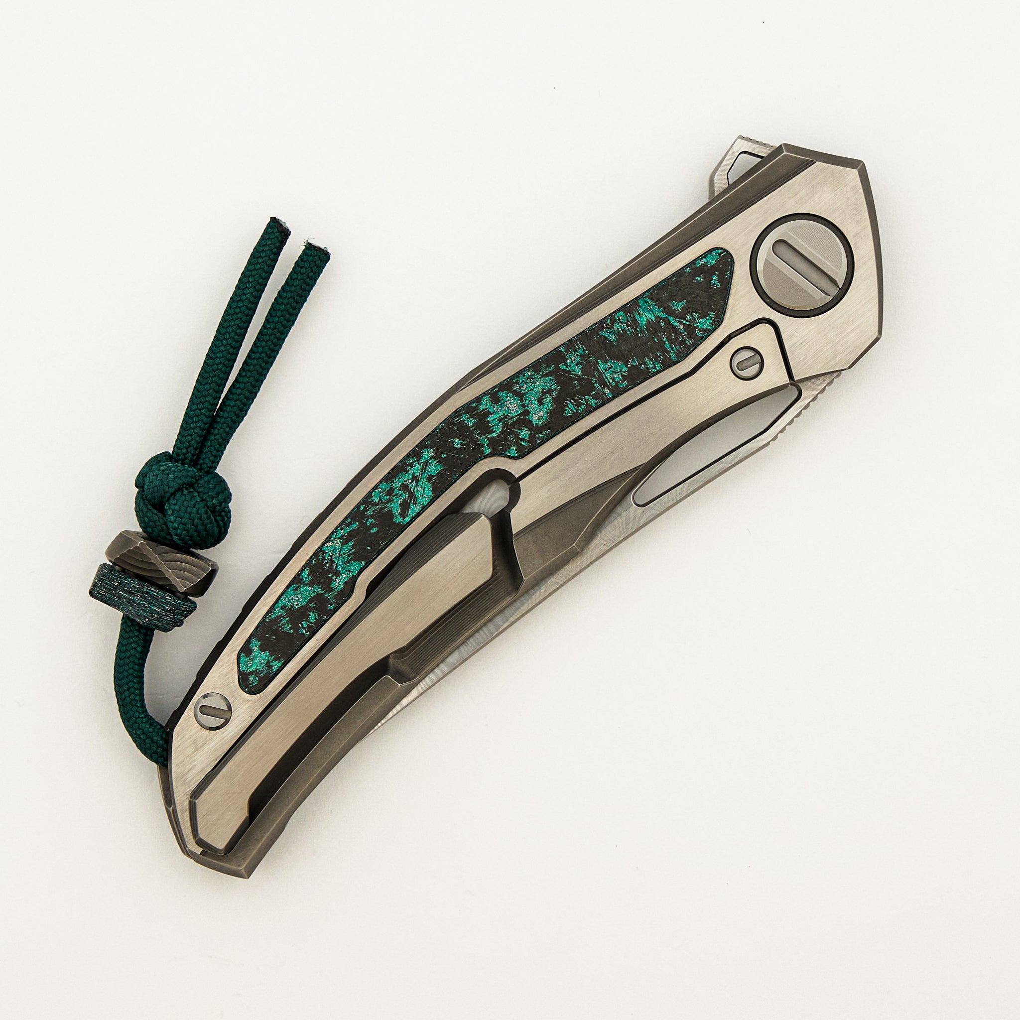 Quantium TKM - Titanium/Teal Magnetic CarboTi Handle - ZDI-E Blade - MRBS