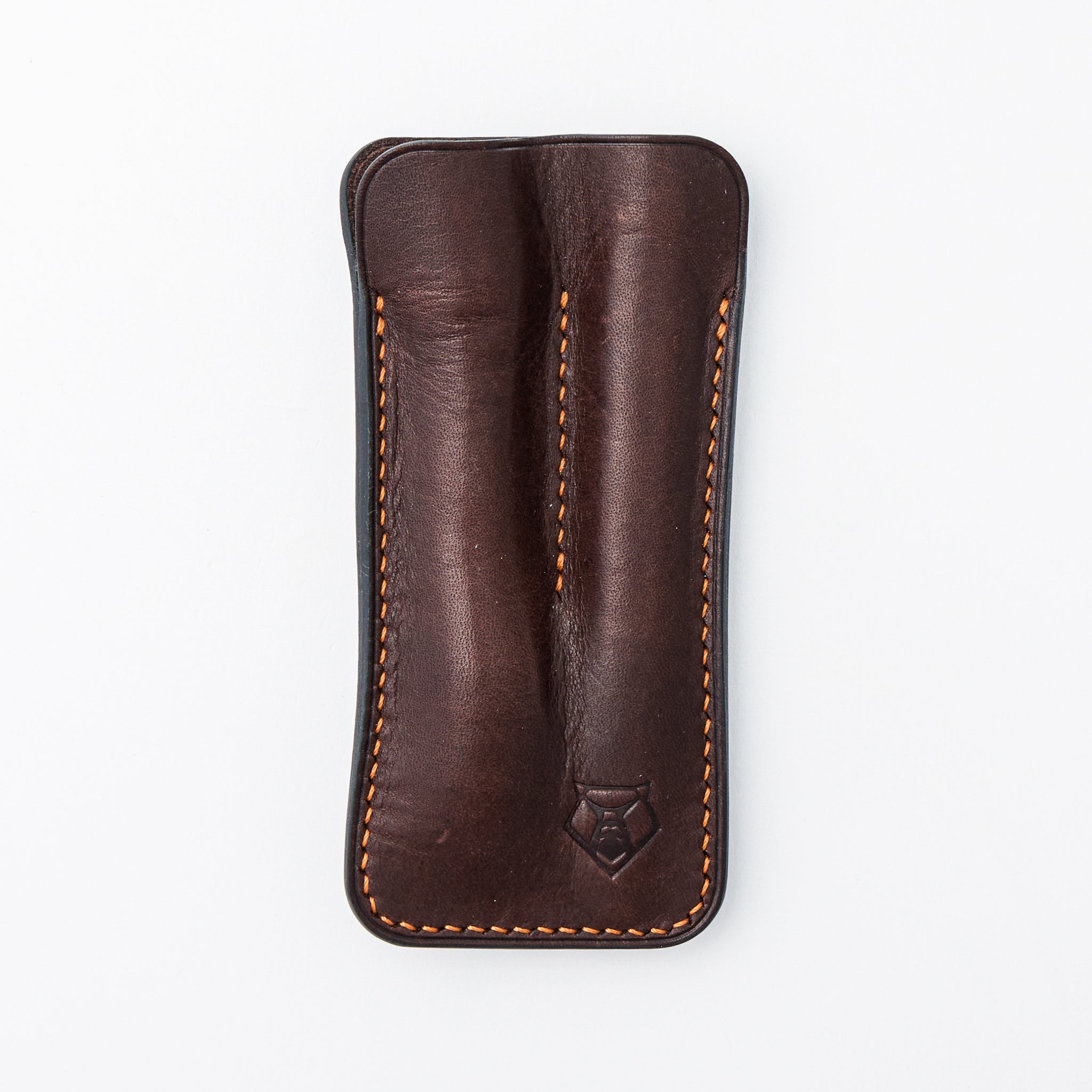 Tweezer and Bit Driver Set - Titanium/Brass - Cova Leather Pouch