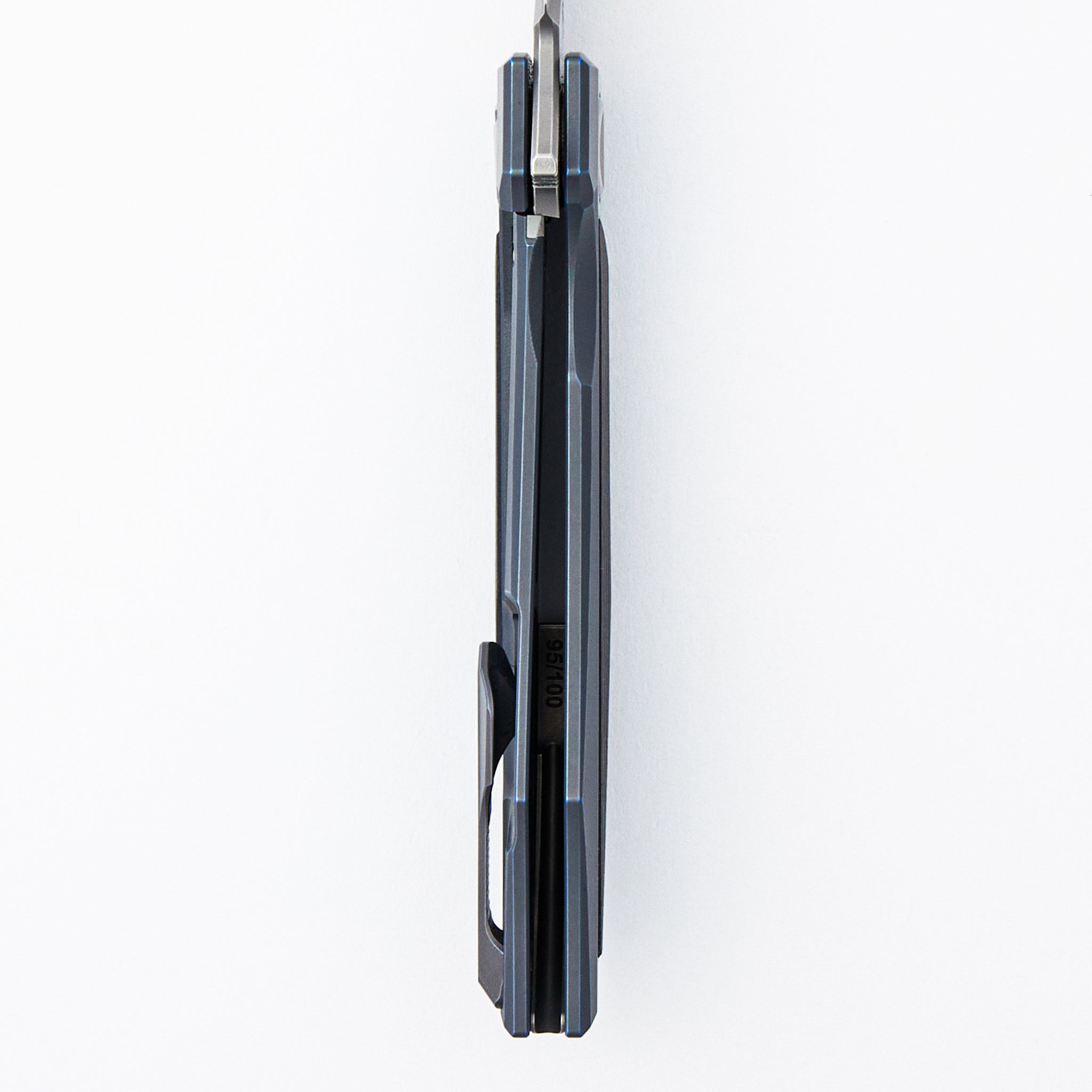Stormy KMP (RKMP) - S90V Blade - Titanium/Wind & Rain CarboTi Handle - SRRBS (Charles Marlowe Design)