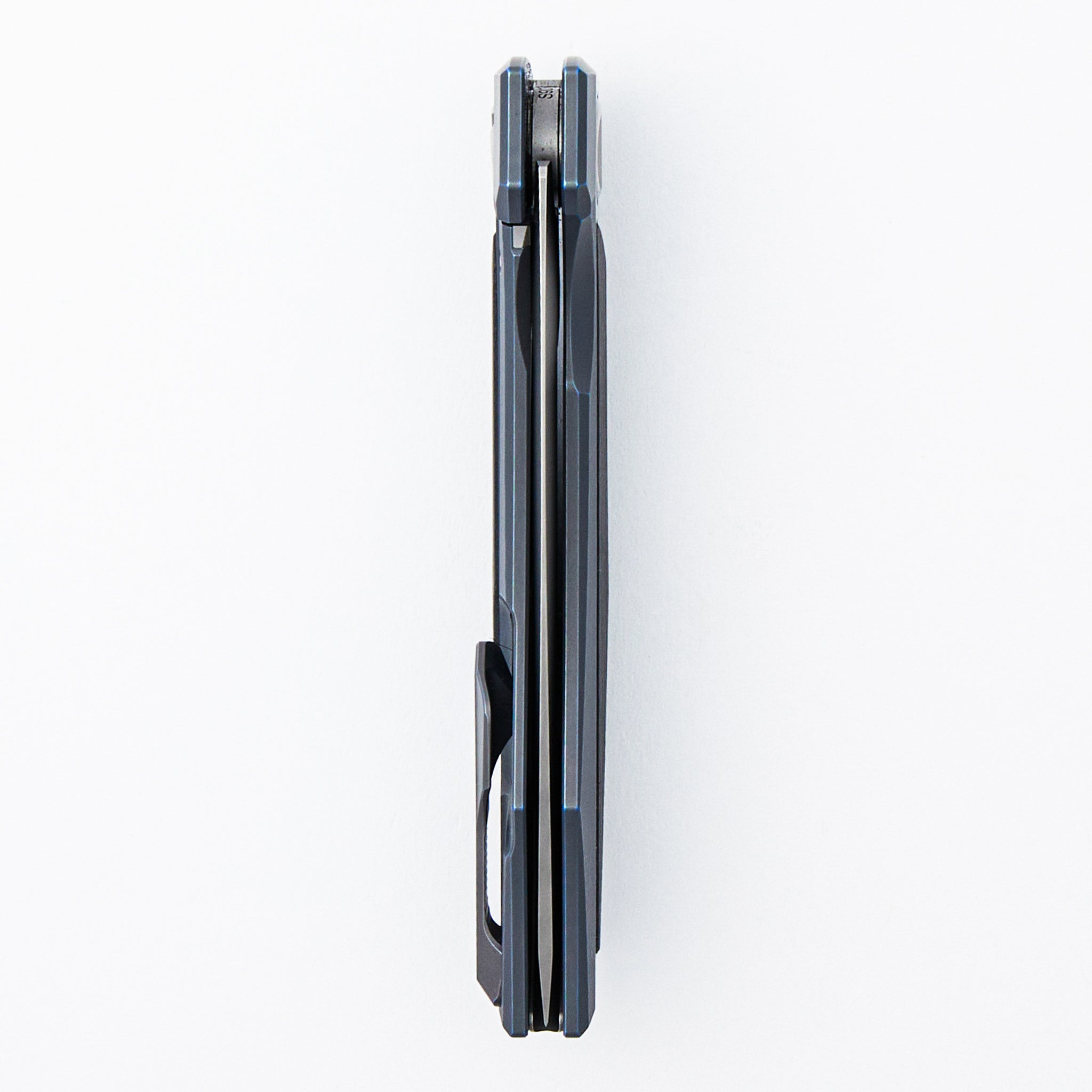 Stormy KMP (RKMP) - S90V Blade - Titanium/Wind & Rain CarboTi Handle - SRRBS (Charles Marlowe Design)