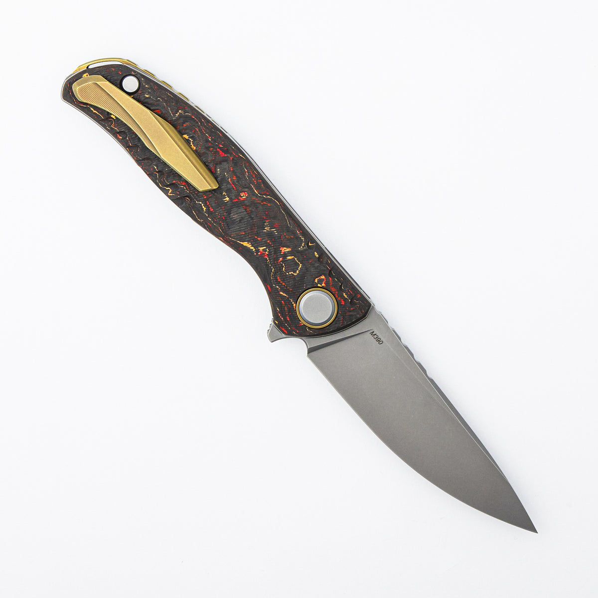 F3 Ignis - Special Edition - "Phoenix Wing" TechnoCarbo Handle - M390 Blade - MRBS