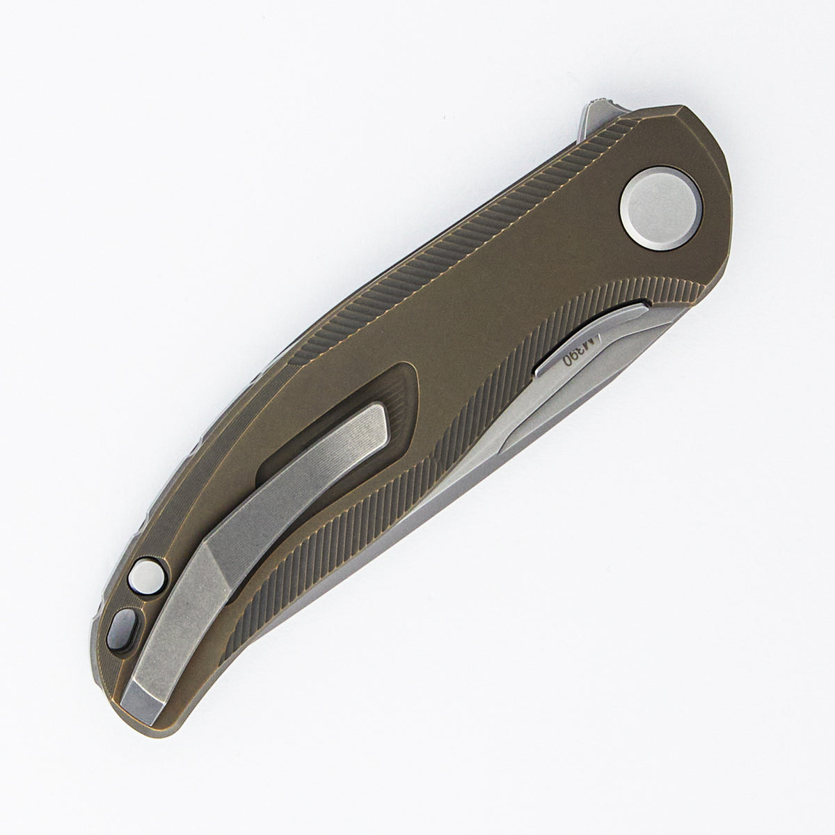 Stellar – Bronze Titanium Handle – M390 Blade – MRBS