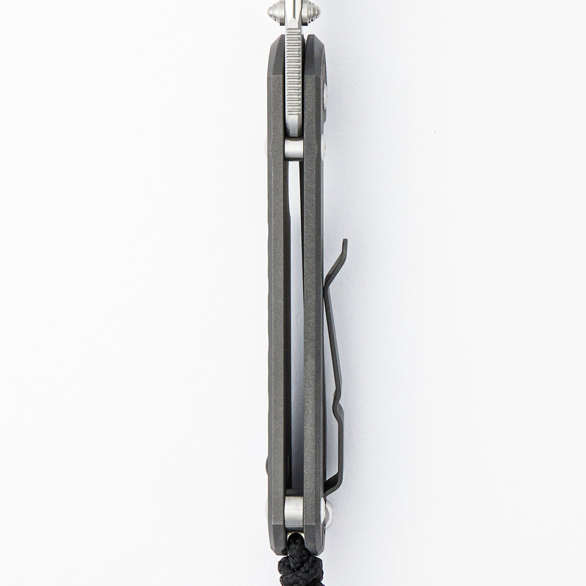 Small Sebenza 31 Unique Graphic - Onyx - Drop Point CPM MagnaCut Blade - Silver Double Thumb Lugs