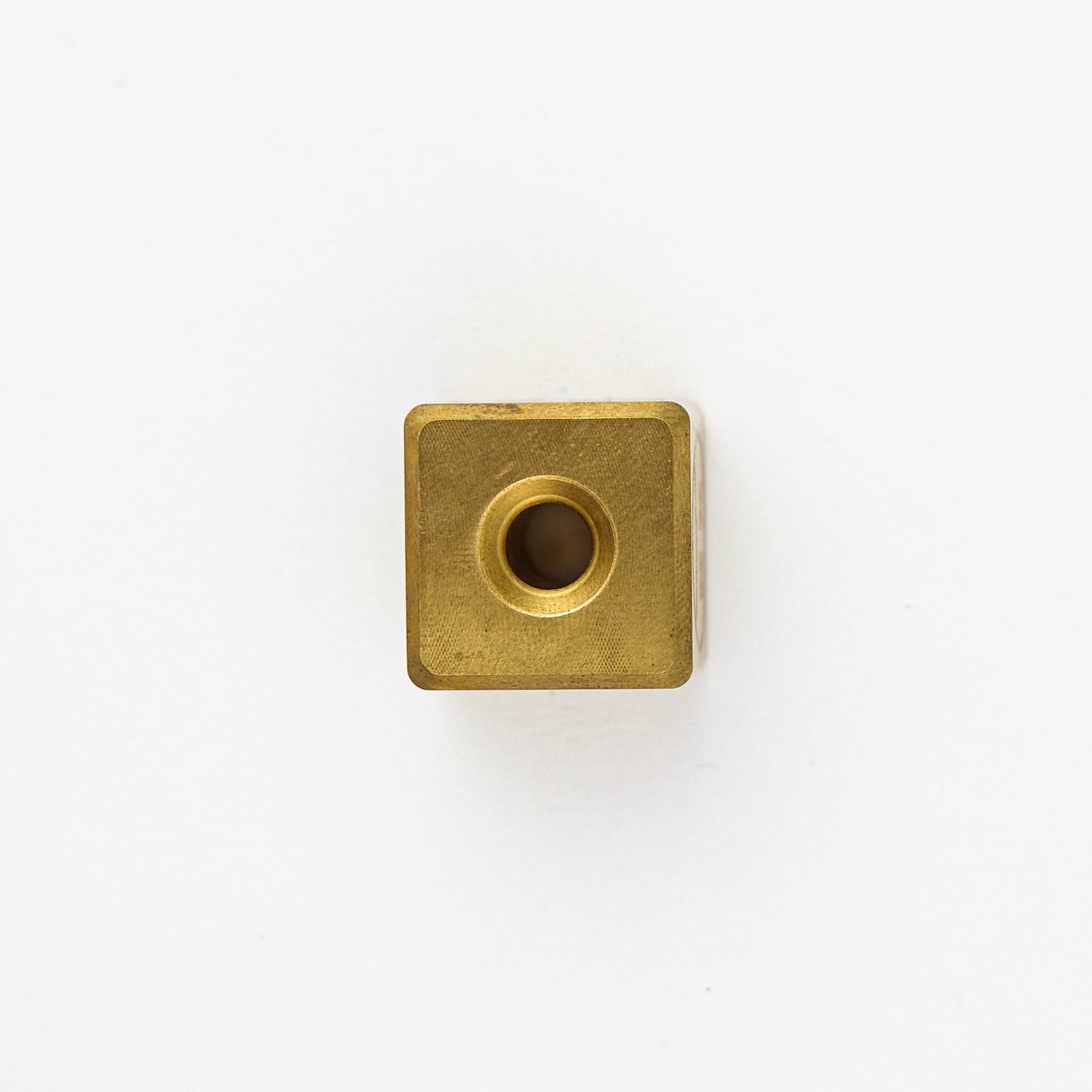 Andy Frankart Cube Bead – Brass