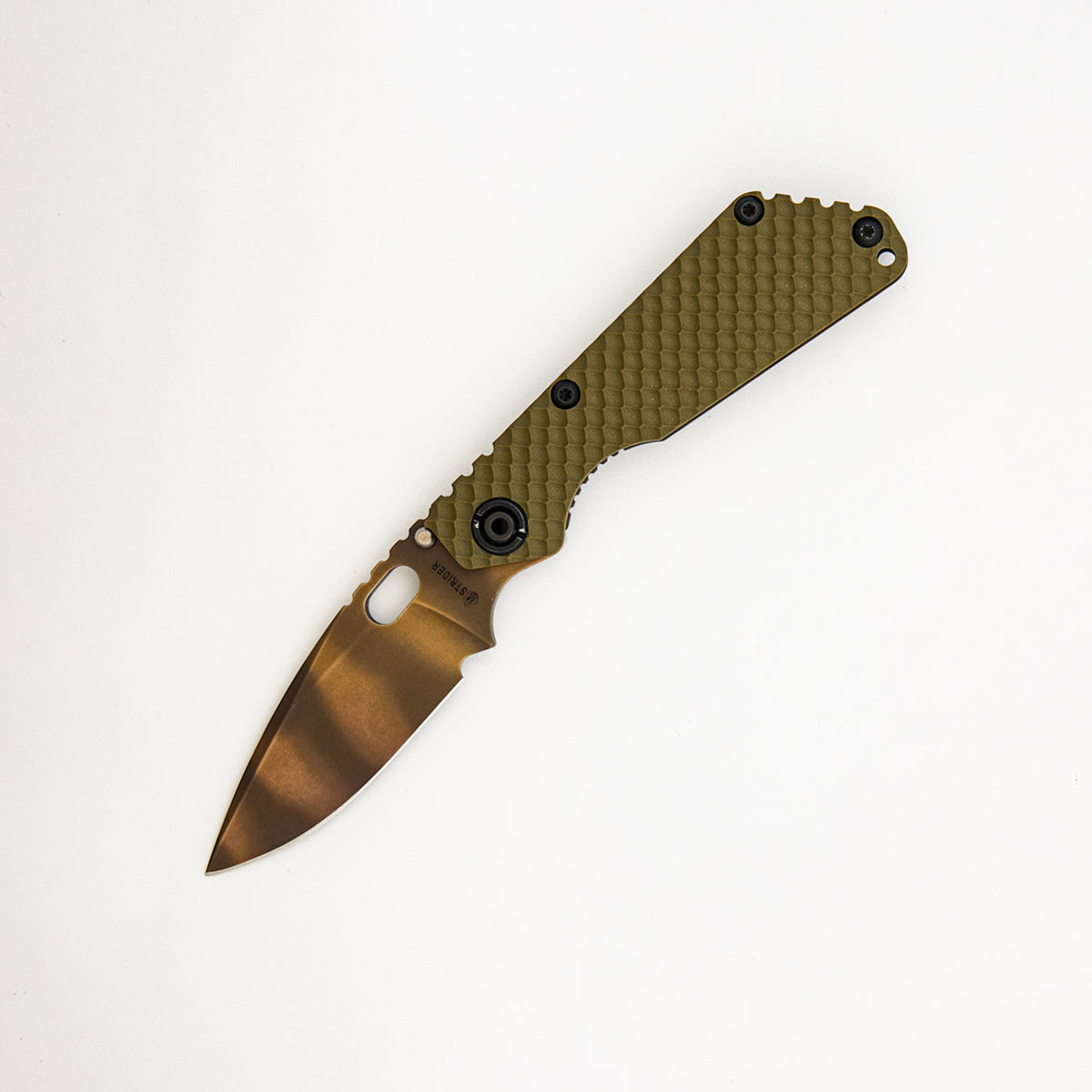 SNG DGG - Drop Point S30V Blade - Titanium/OD Green G10 Handle