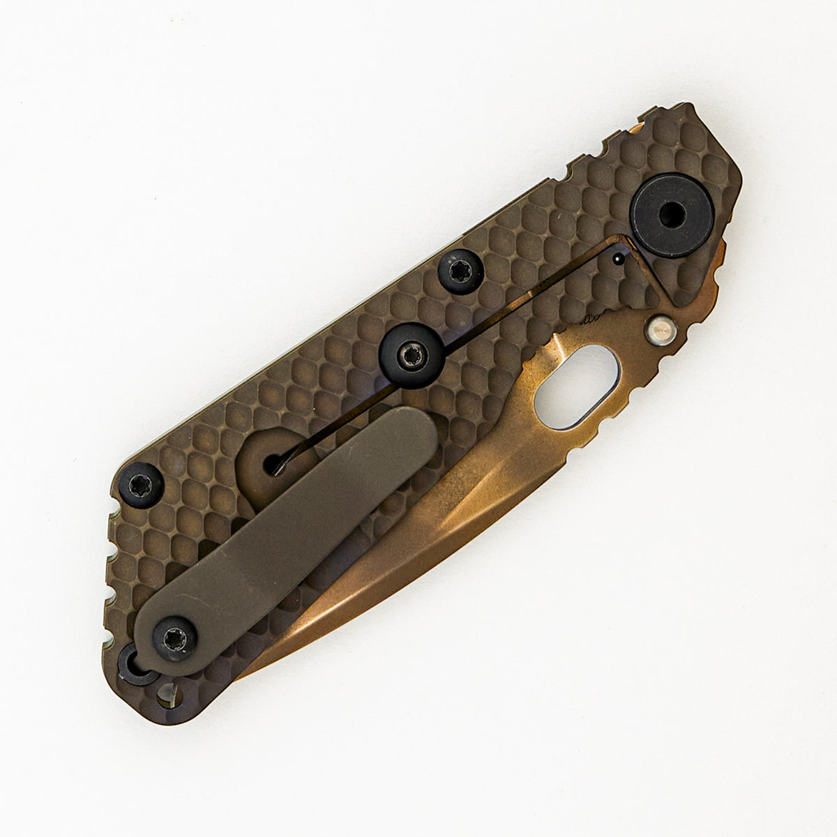 SNG DGG - Drop Point S30V Blade - Titanium/OD Green G10 Handle