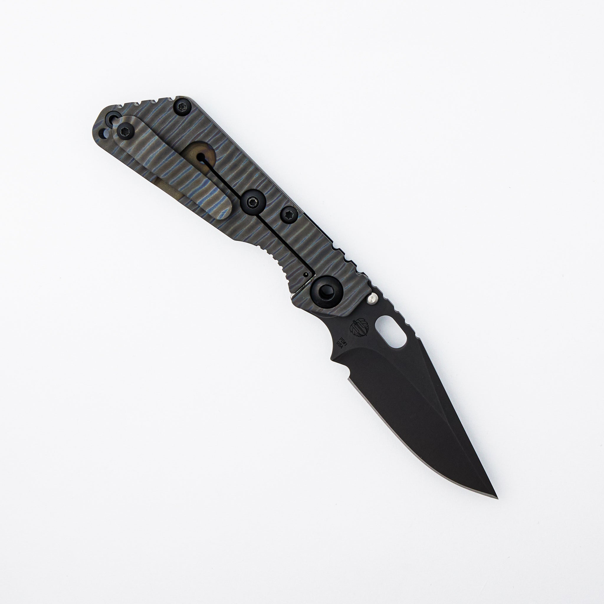 SNG CC - Black G10/Titanium Handle - Bowie PD#1 Blade