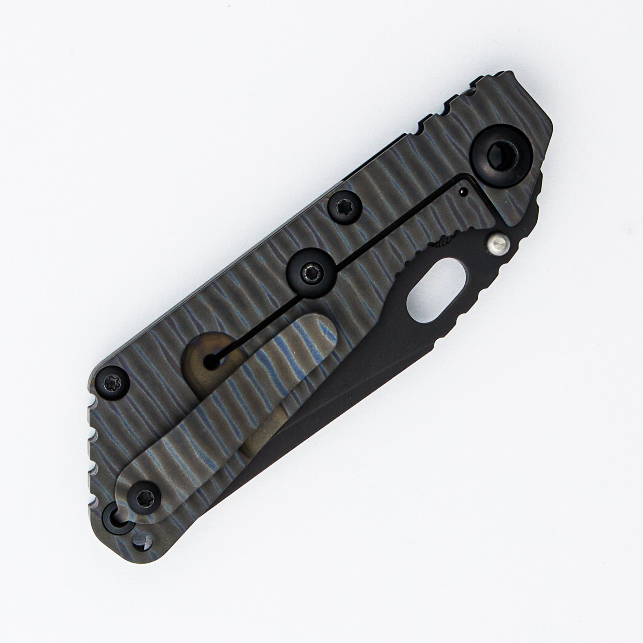 SNG CC - Black G10/Titanium Handle - Bowie PD#1 Blade