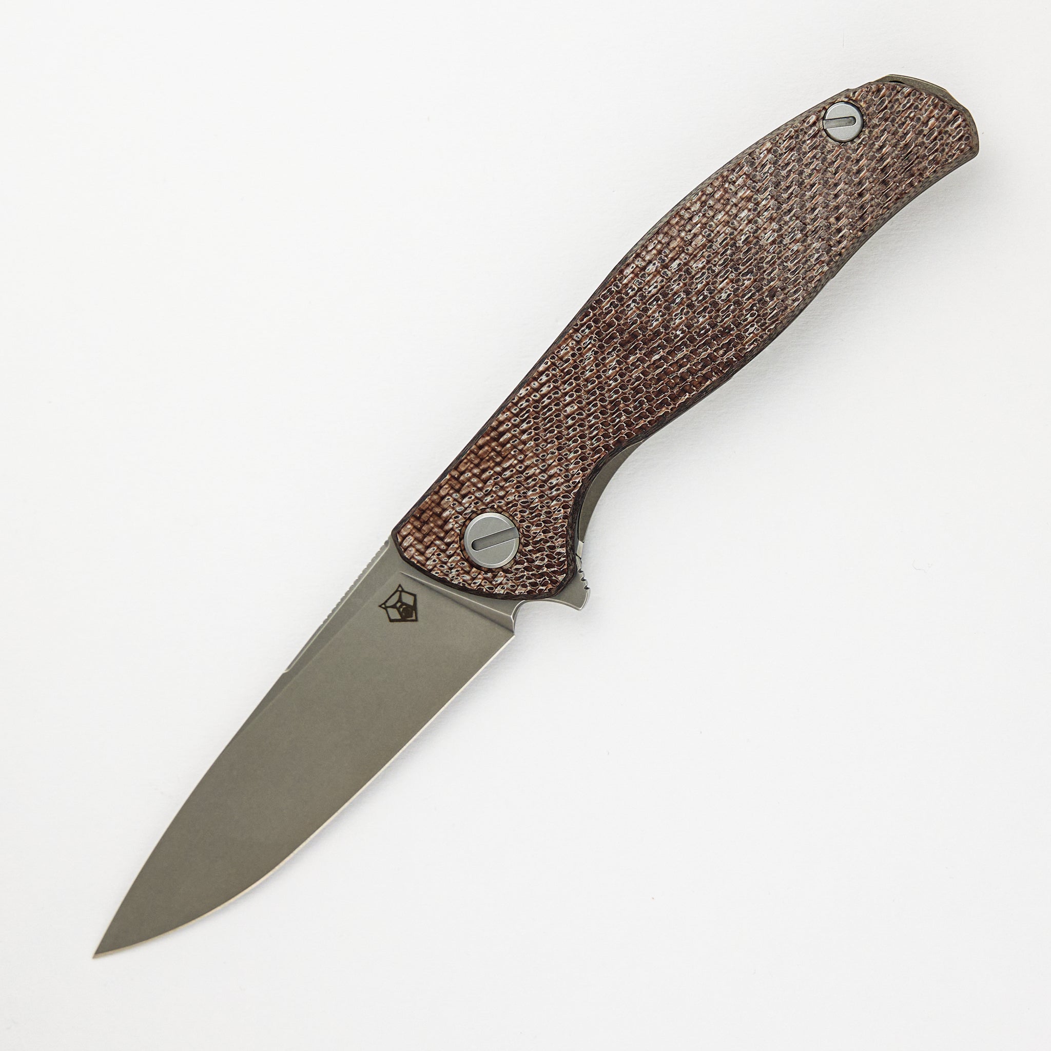 Shirogorov Hati R - Brown Alutex Handle - M390 Blade - MRBS